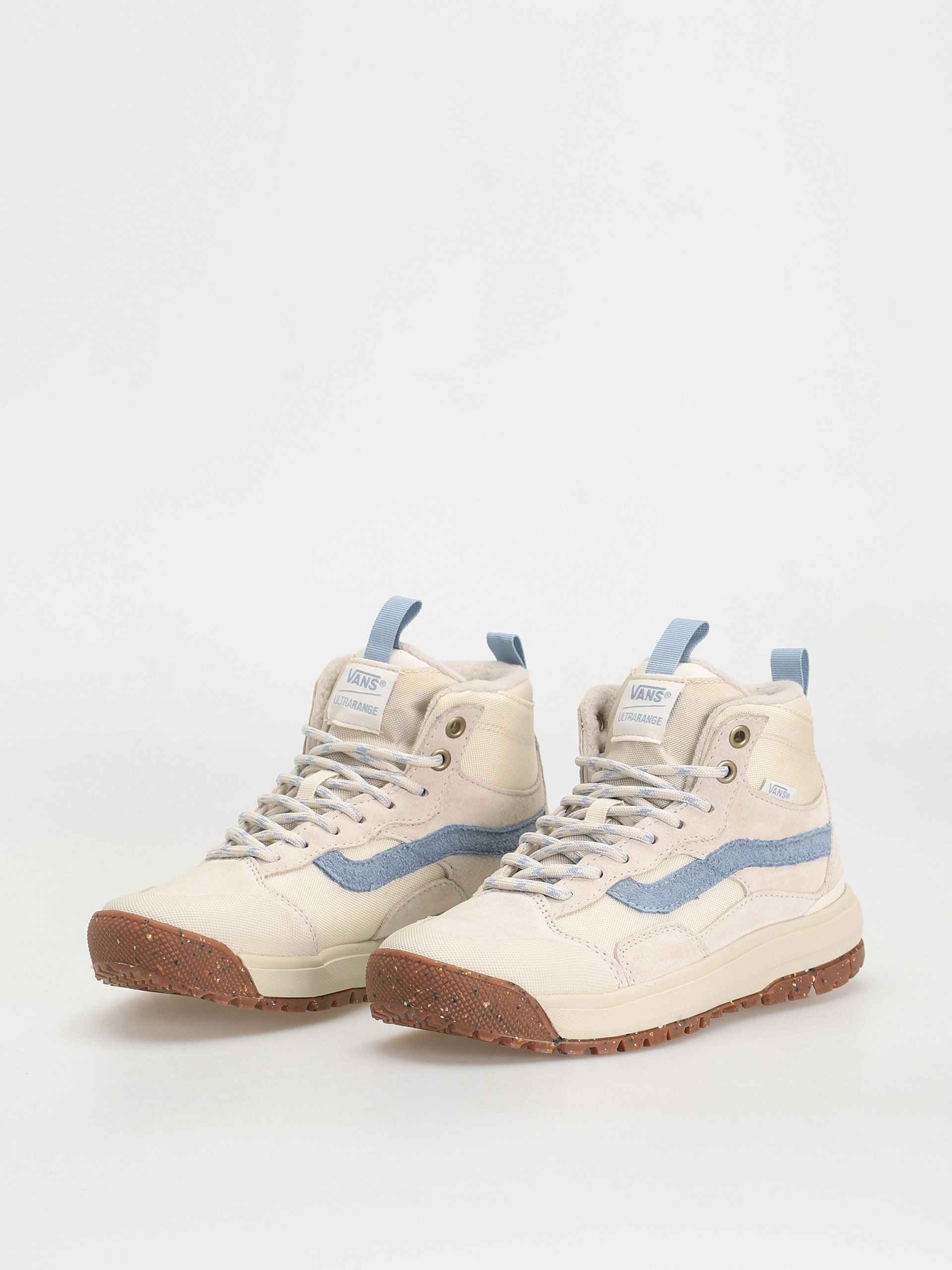 Vans Ultrarange Exo Hi MTE 1 Cipők (vintage white/blue stripe)