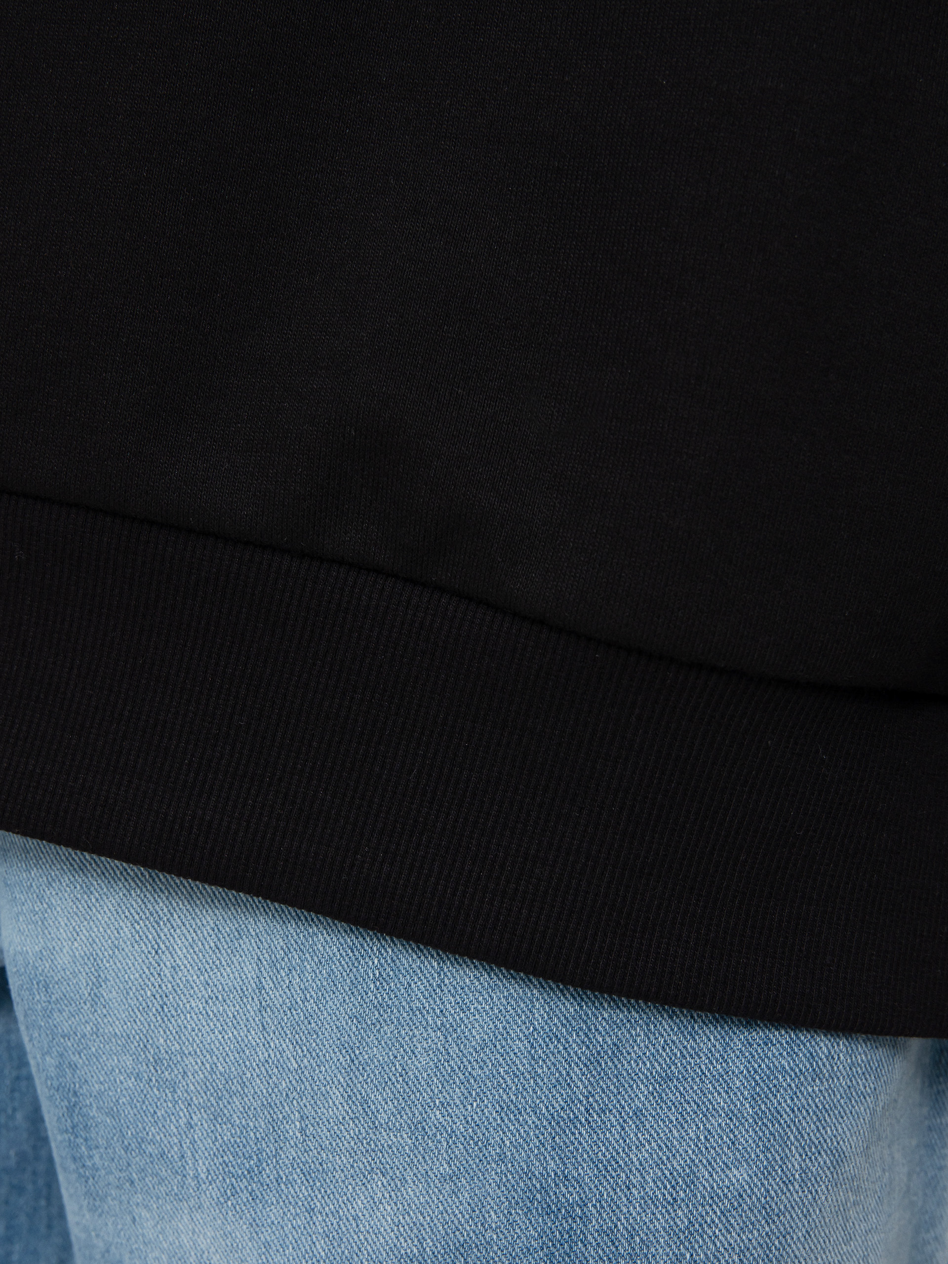 Carhartt WIP Label State Flag Pulóver (black/misty sky)