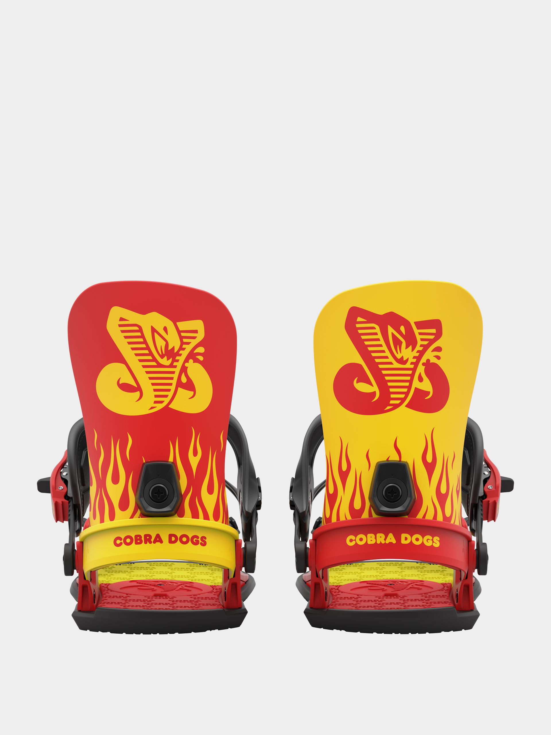 Férfi Union Strata x Cobra Dogs Snowboard kötés (yellow red)