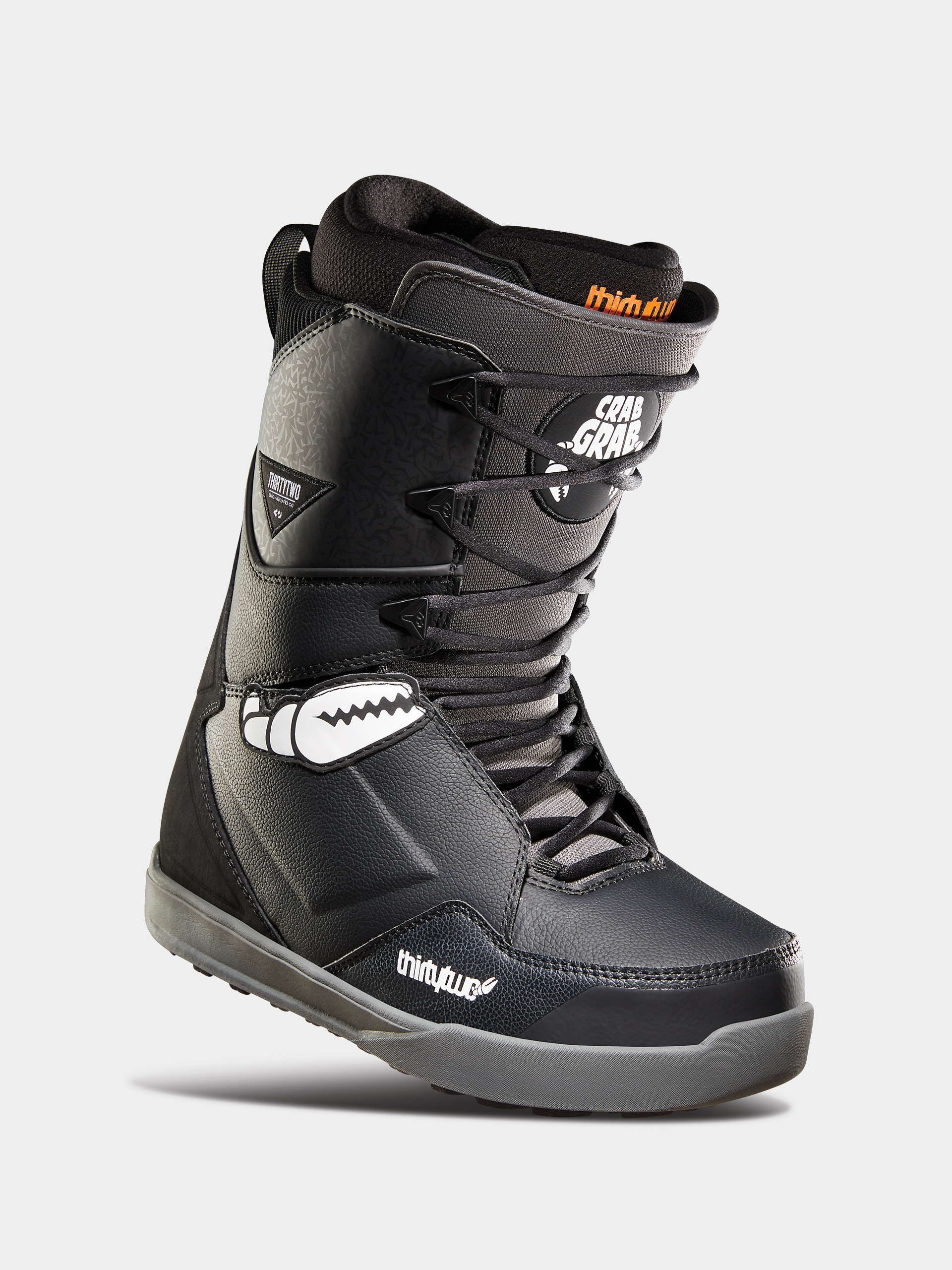 Férfi ThirtyTwo Lashed Crab Grab Snowboard cipők (black/grey/white)