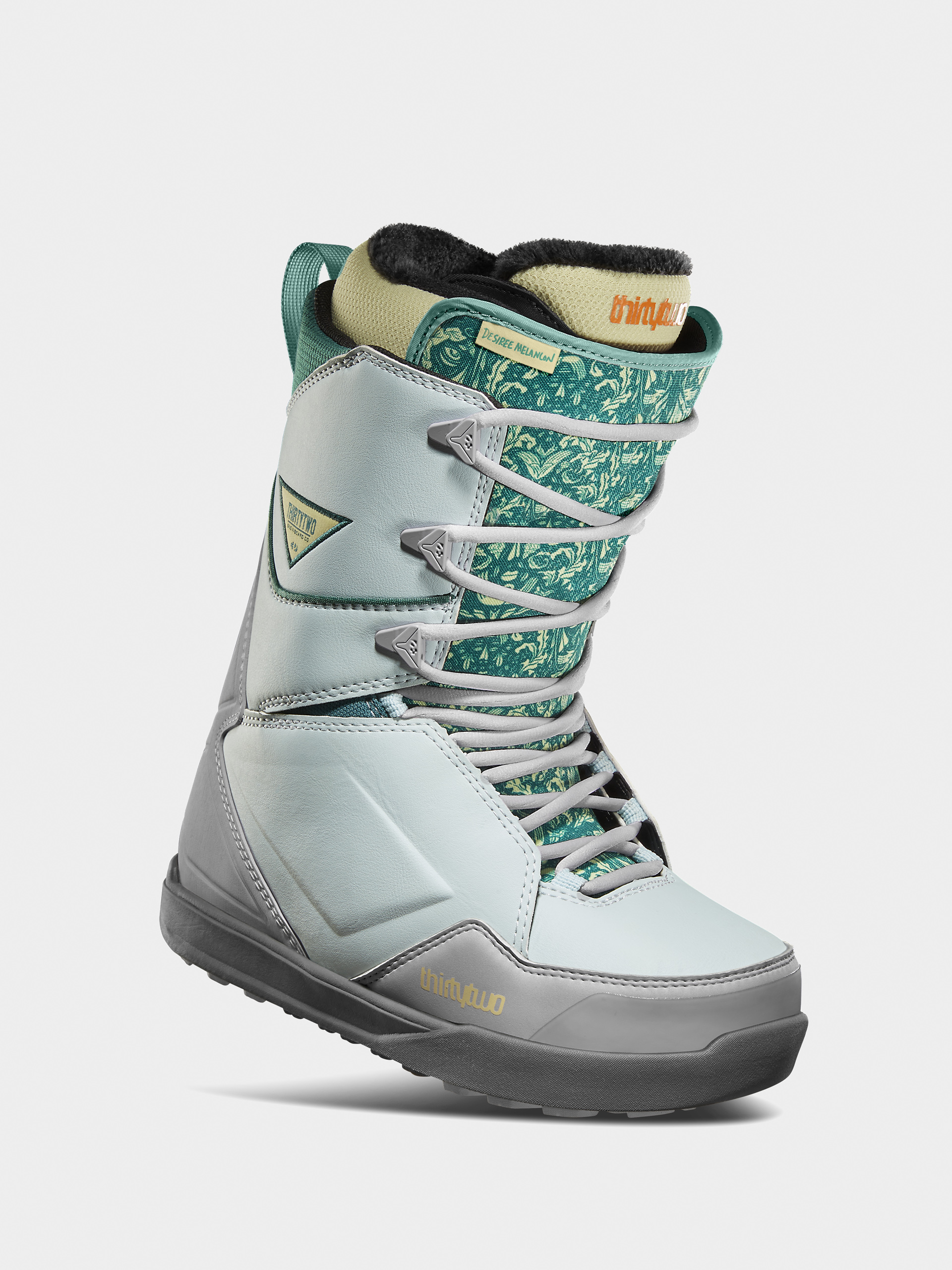 Női ThirtyTwo Lashed Melancon Snowboard cipők (grey/green)