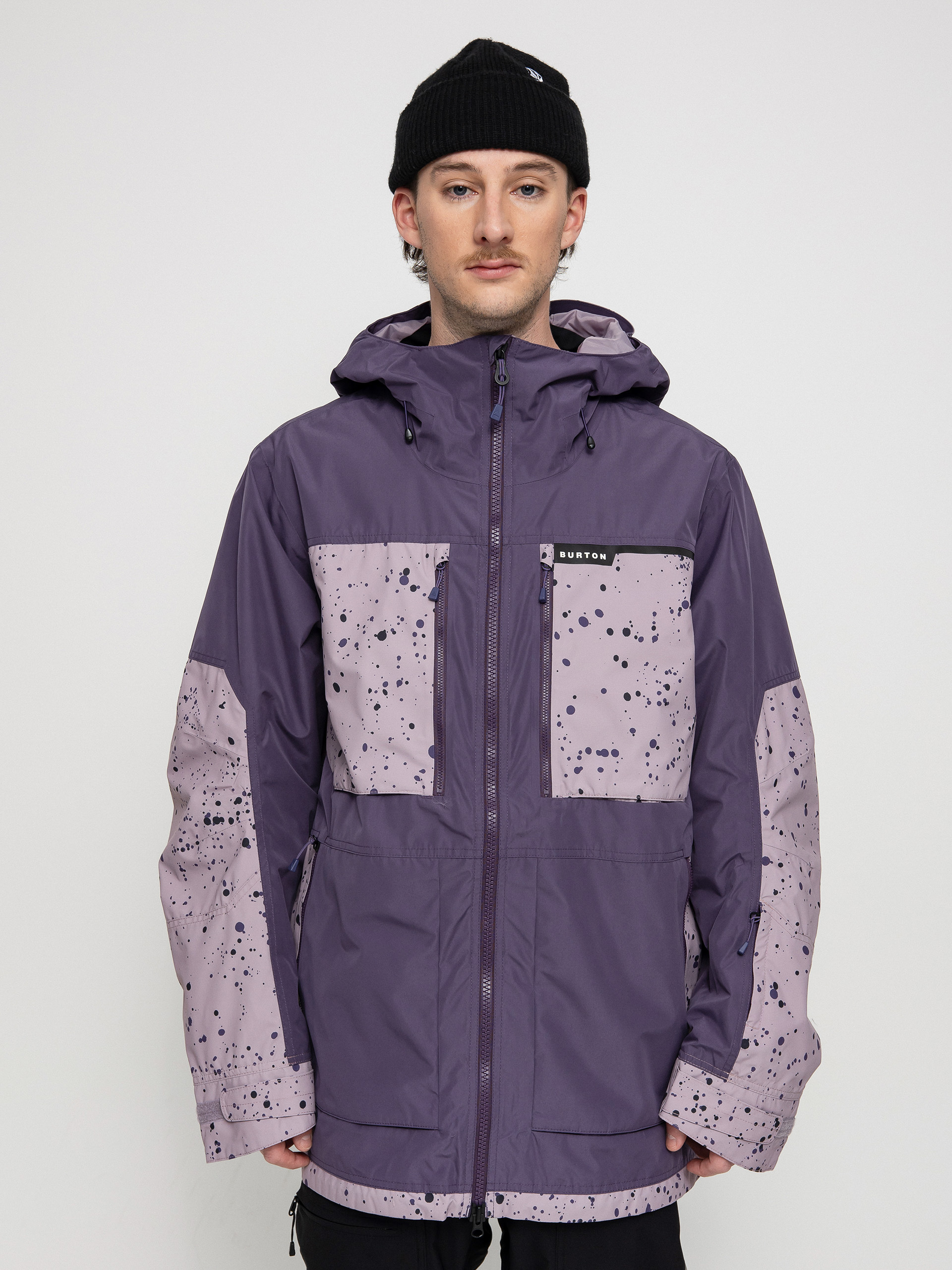 Férfi Burton Frostner Snowboard dzseki (violet halo/elderberry spatter)