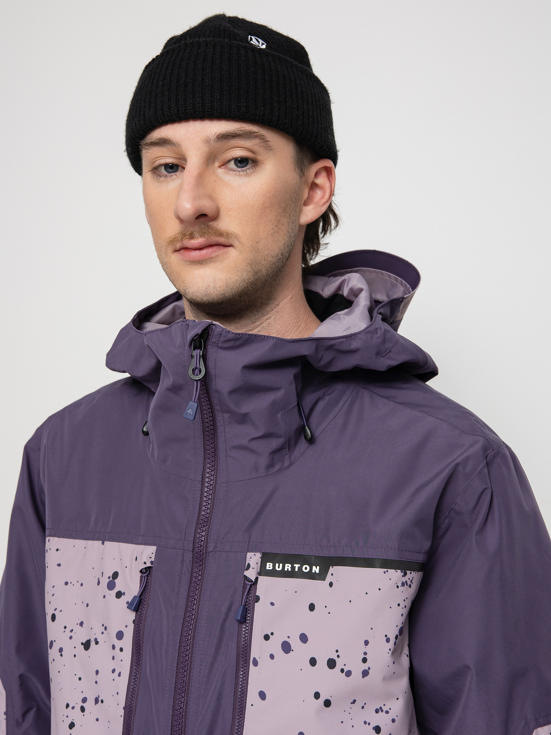 Férfi Burton Frostner Snowboard dzseki (violet halo/elderberry spatter)