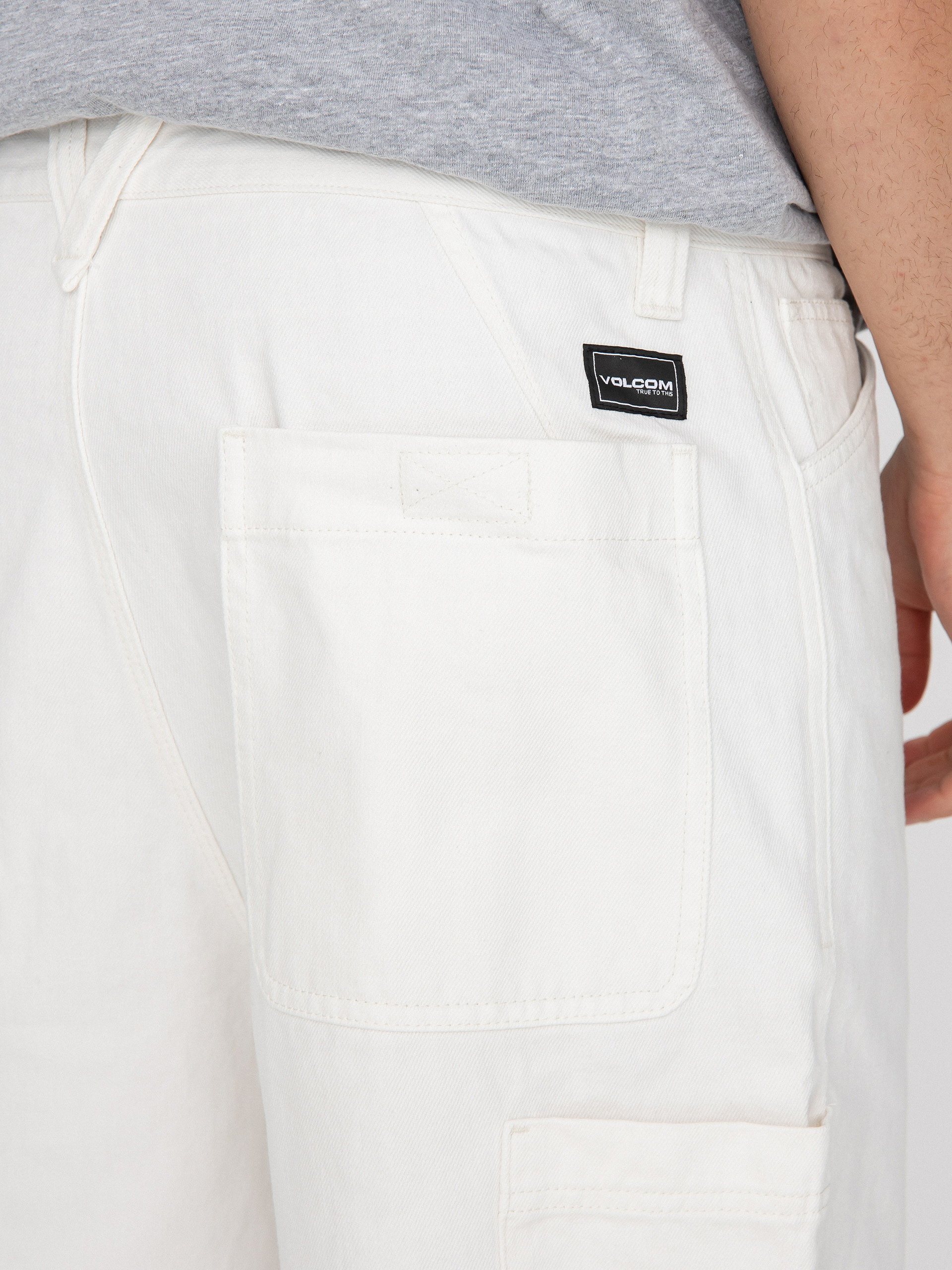 Volcom Kraftsman Kisnadrág (whitecap grey)