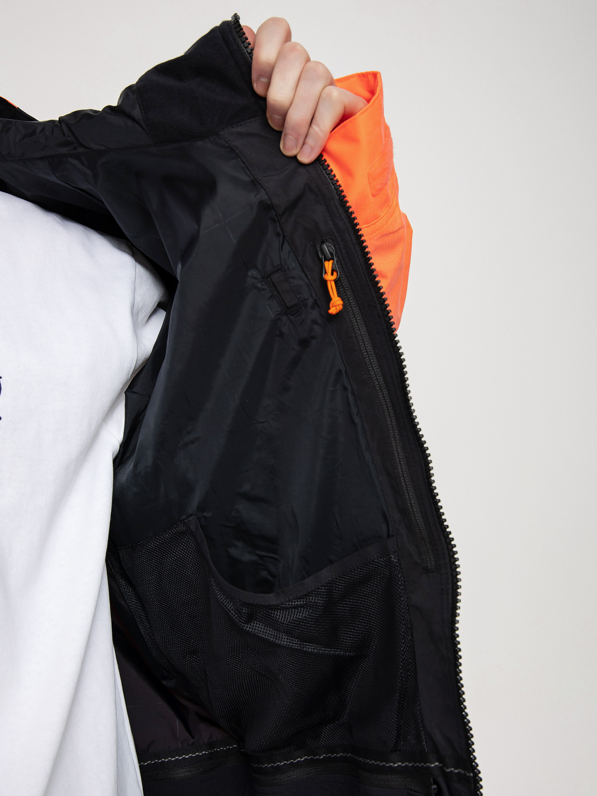 Férfi Burton Frostner Snowboard dzseki (true black/tetra orange)