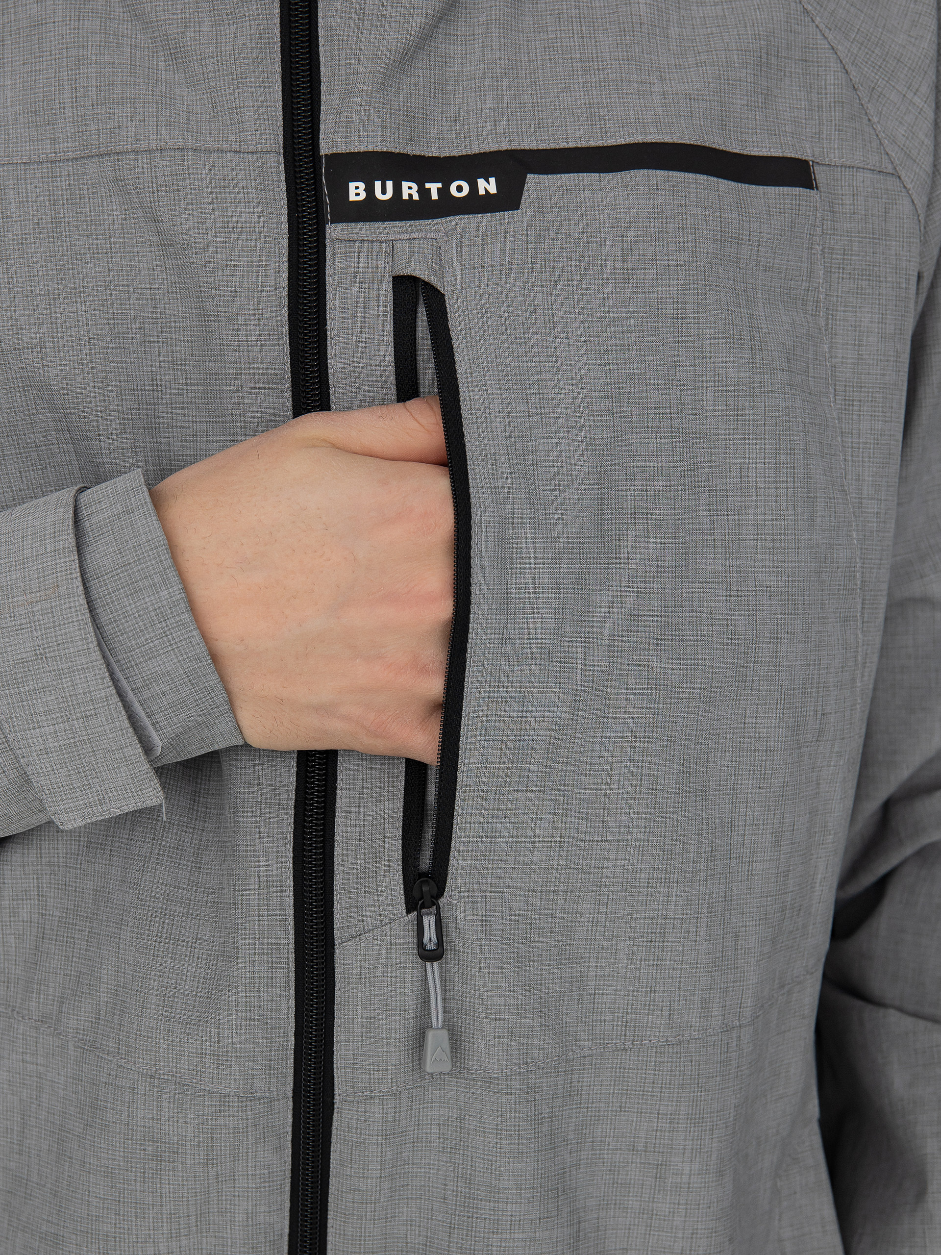 Férfi Burton Lodgepole Snowboard dzseki (sharkskin)