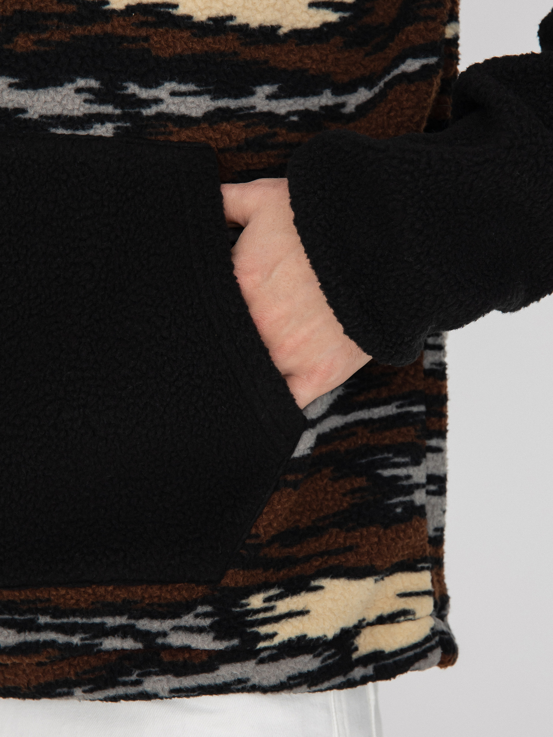 Volcom Iso91 HD Kapucnis pulóver (bark brown)