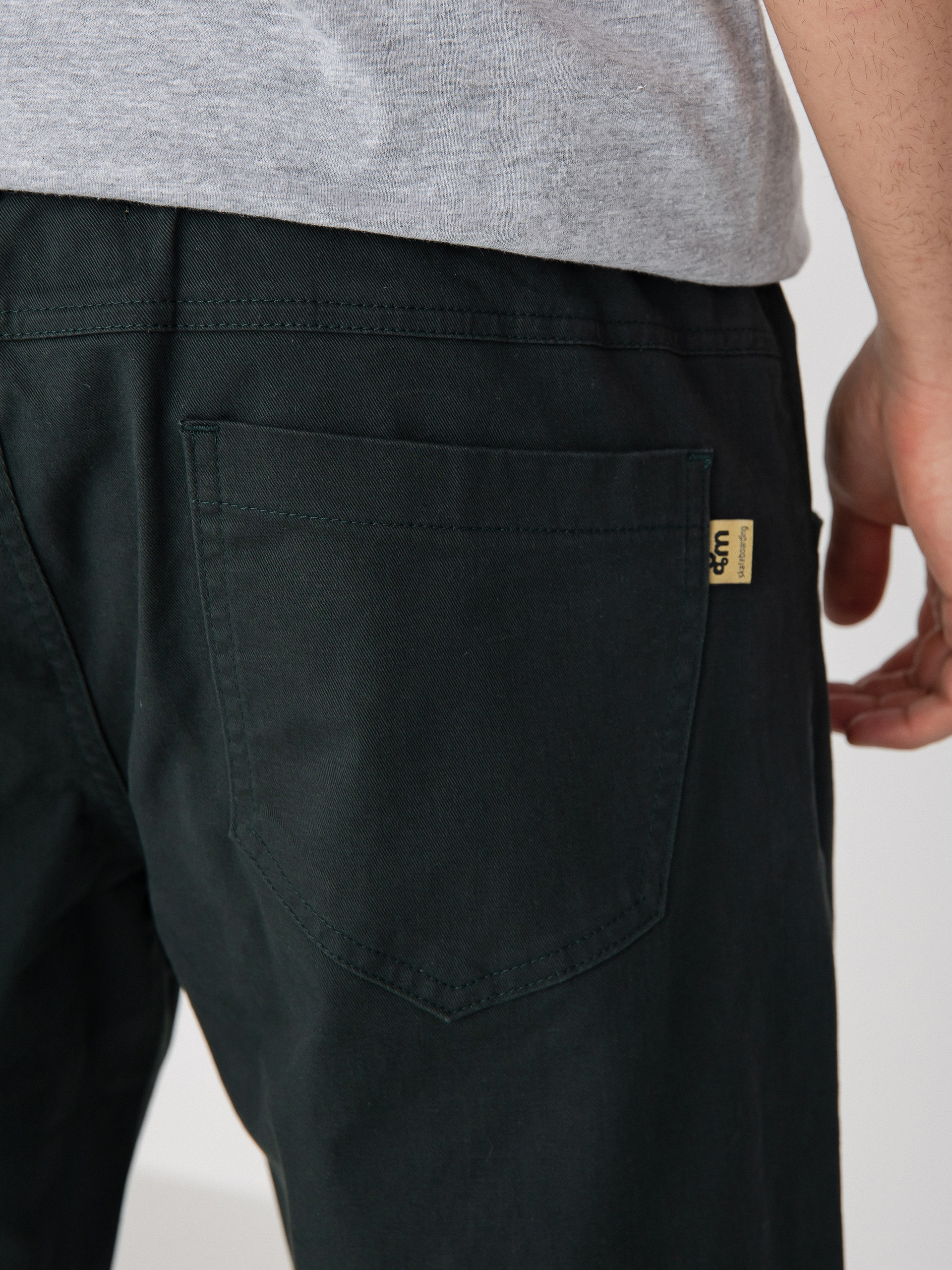 Malita Chino Log Sl Kisnadrág (elastic green)