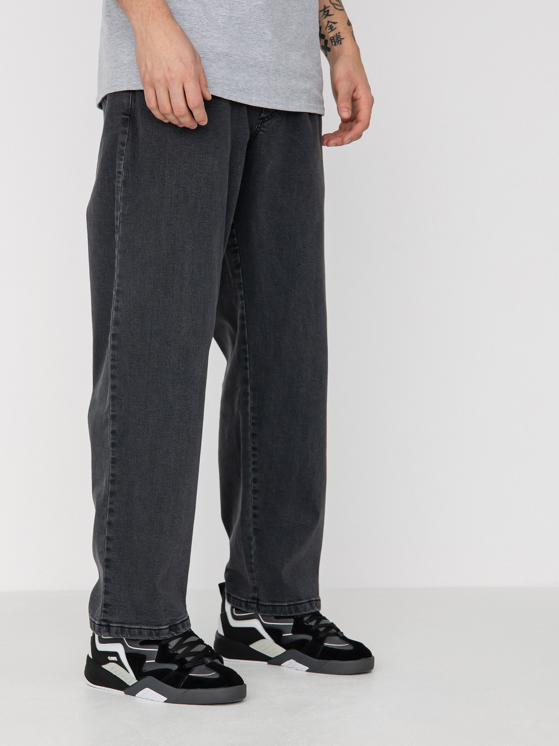 Malita Jeans Log Sl Kisnadrág (elastic black)