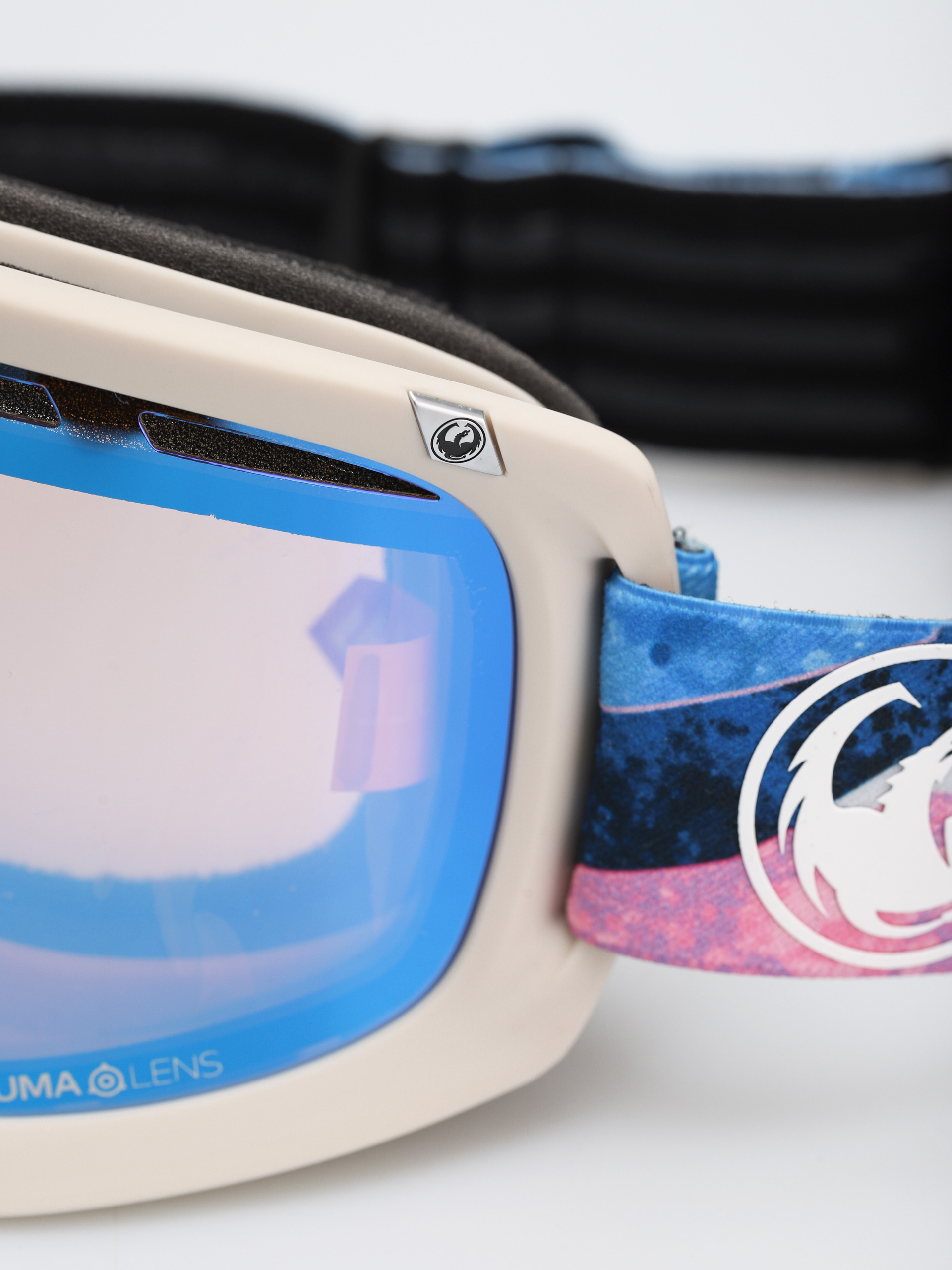 Dragon D1 OTG Snowboard szemüveg (mtnbliss/lumalens flash blue/lumalens dark smoke)