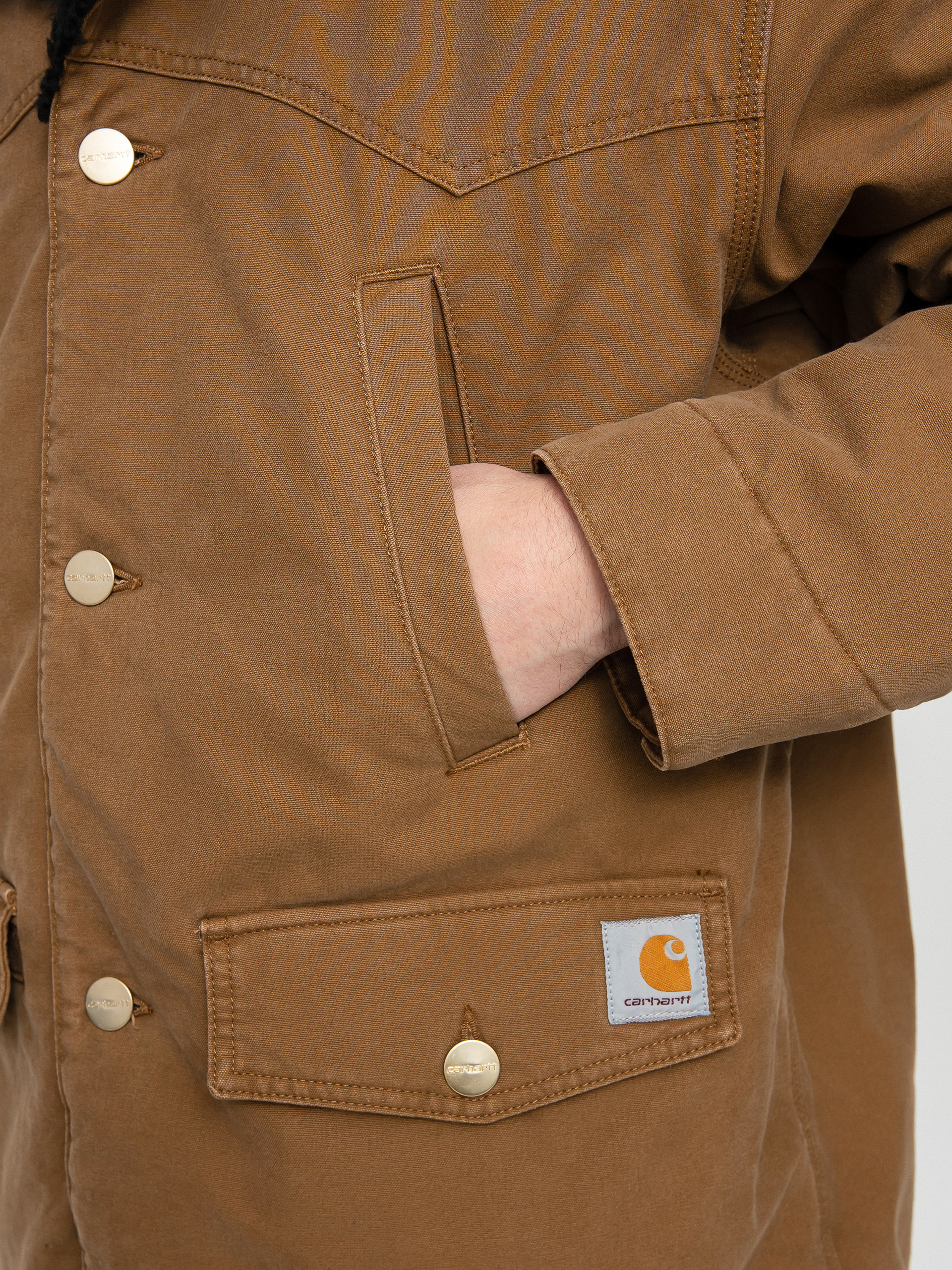 Carhartt WIP Newman Coat Dzseki (hamilton brown)