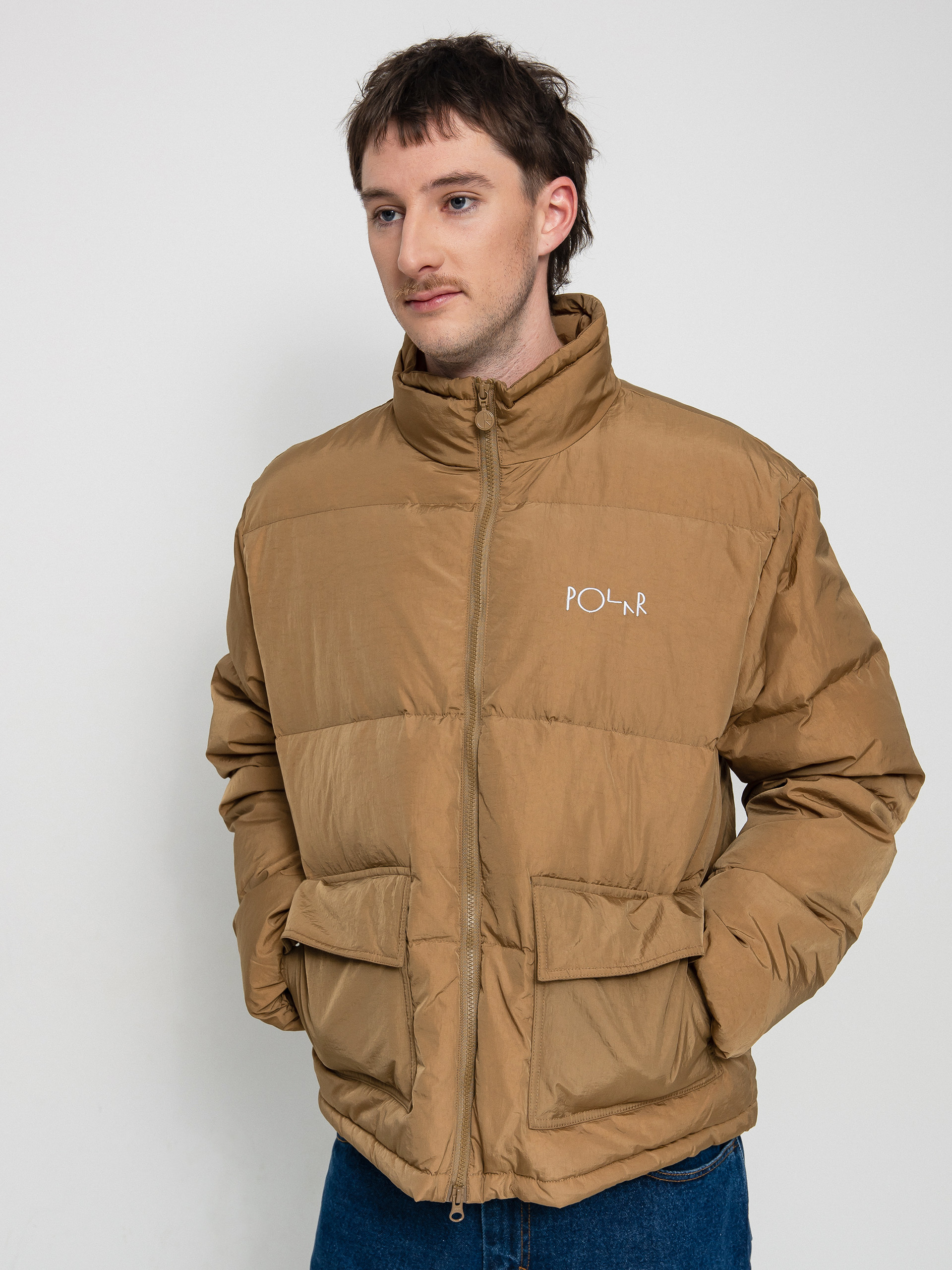 Polar Skate Pocket Puffer Dzseki (antique gold)