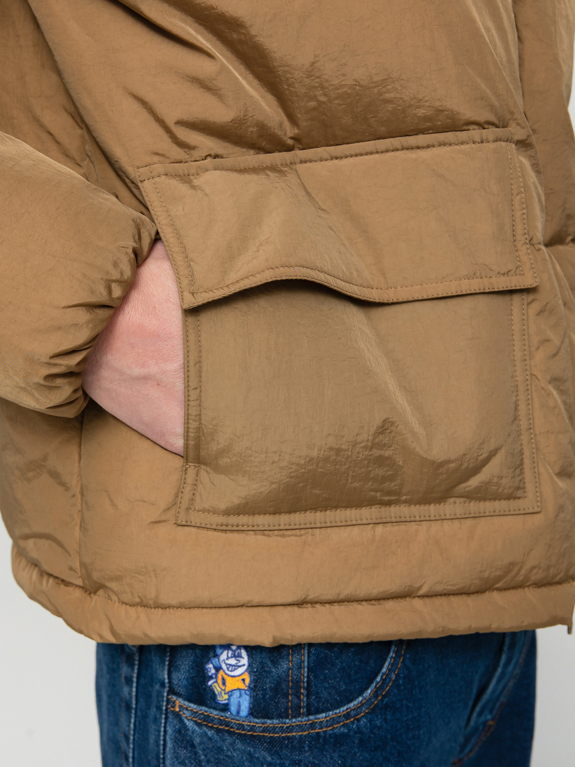 Polar Skate Pocket Puffer Dzseki (antique gold)