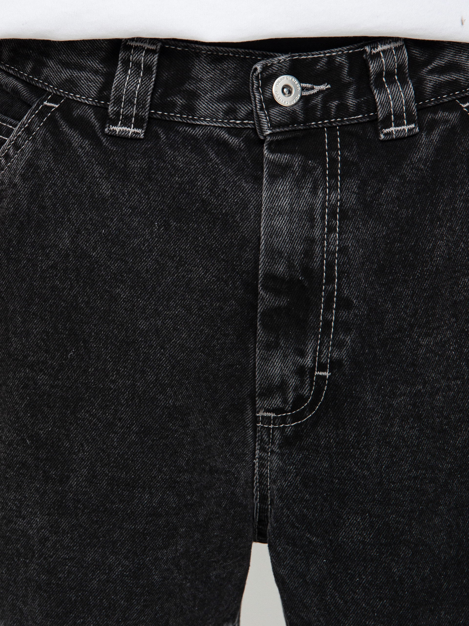 Polar Skate 93! Work Kisnadrág (washed black)