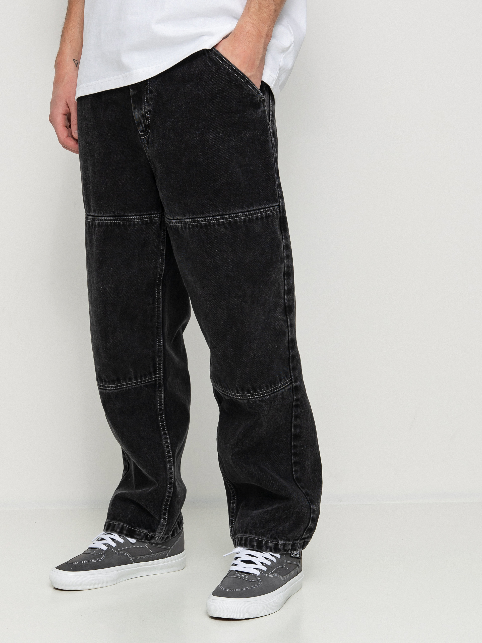 Polar Skate 93! Work Kisnadrág (washed black)