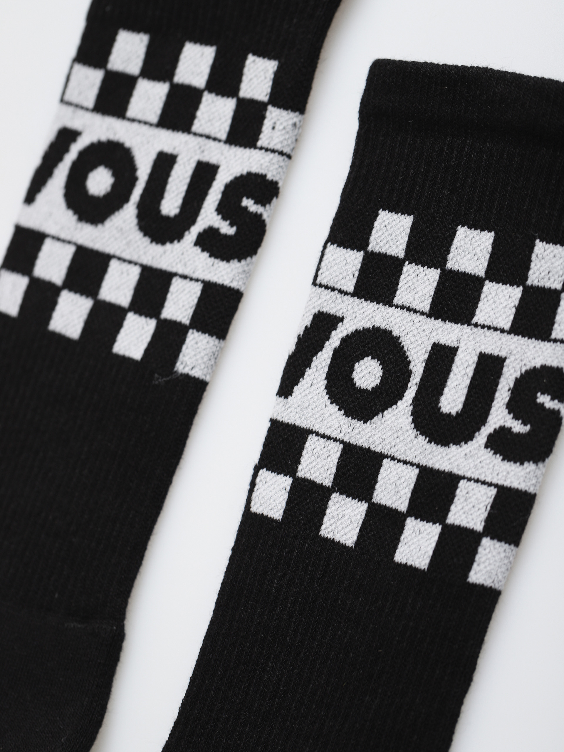 Nervous Chessboard Zokni (black)