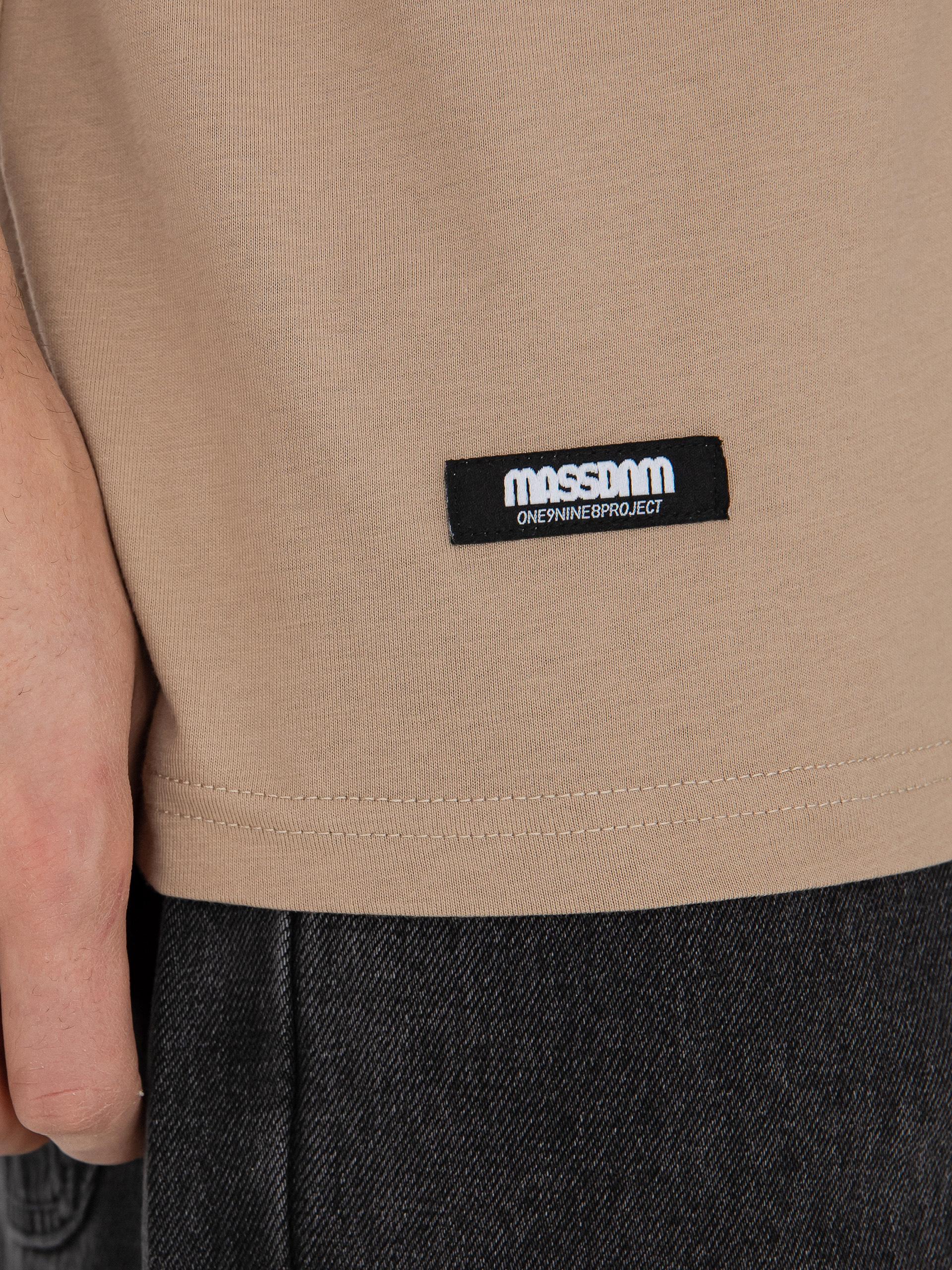 MassDnm Base póló (beige)