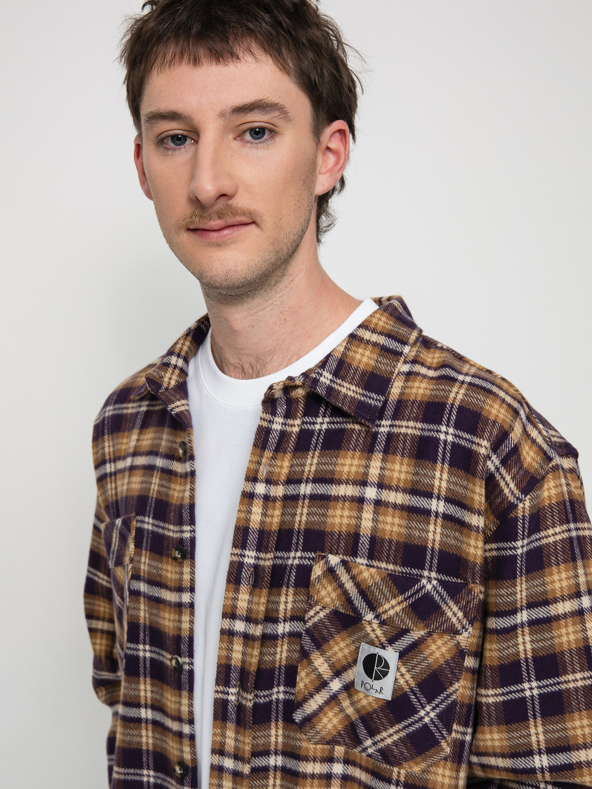 Polar Skate Flannel Ing (plum)