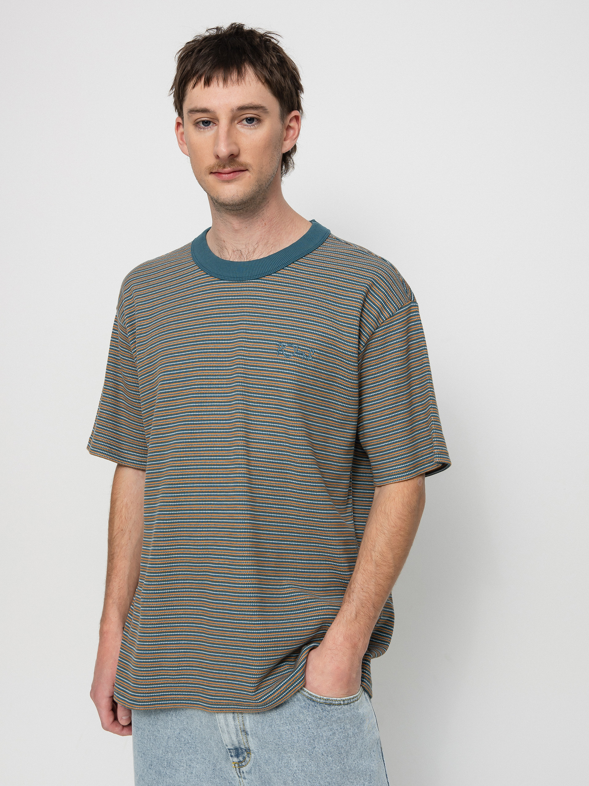 Polar Skate Stripe Shin póló (teal)