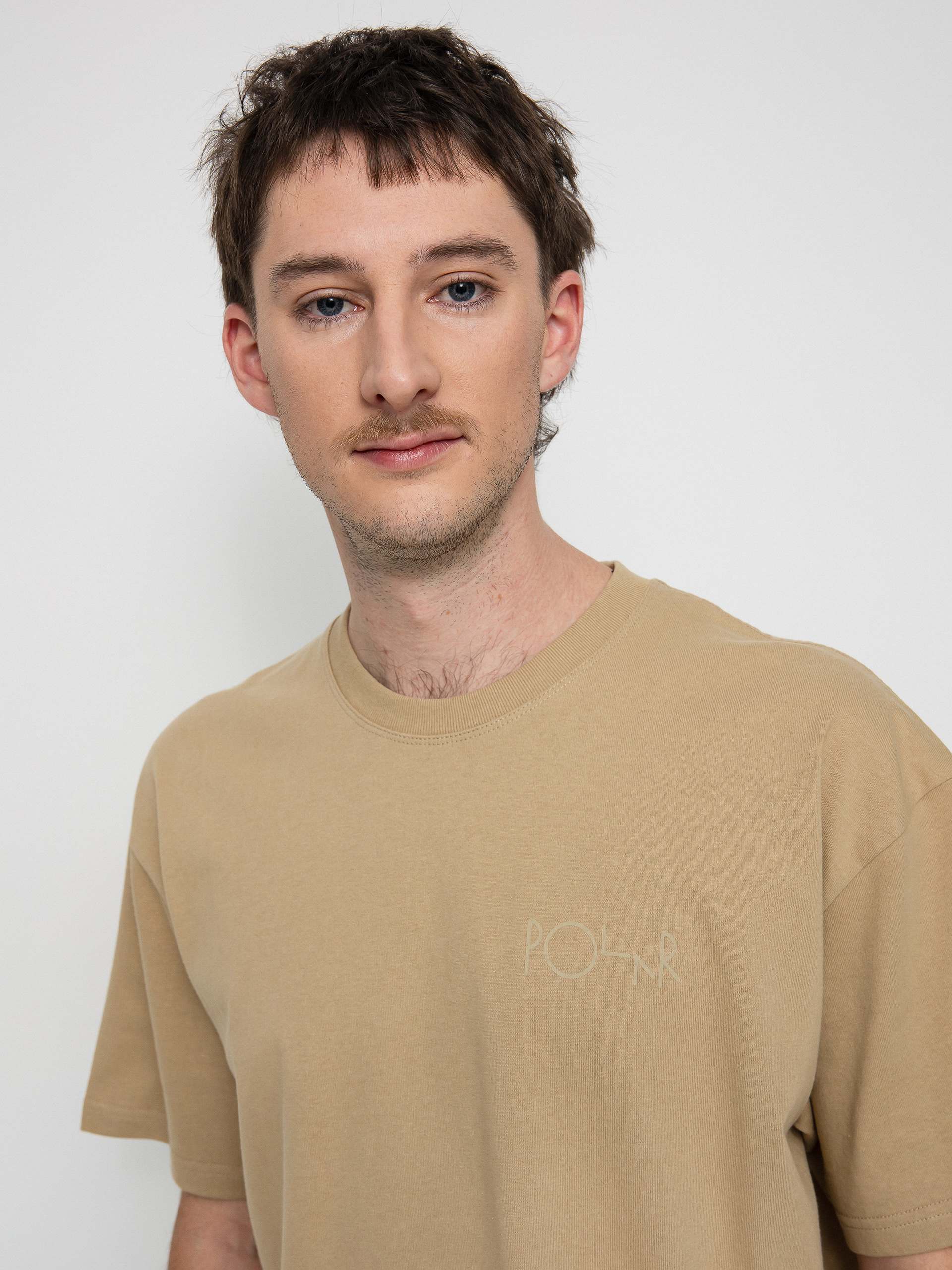 Polar Skate Stroke Logo póló (antique gold)