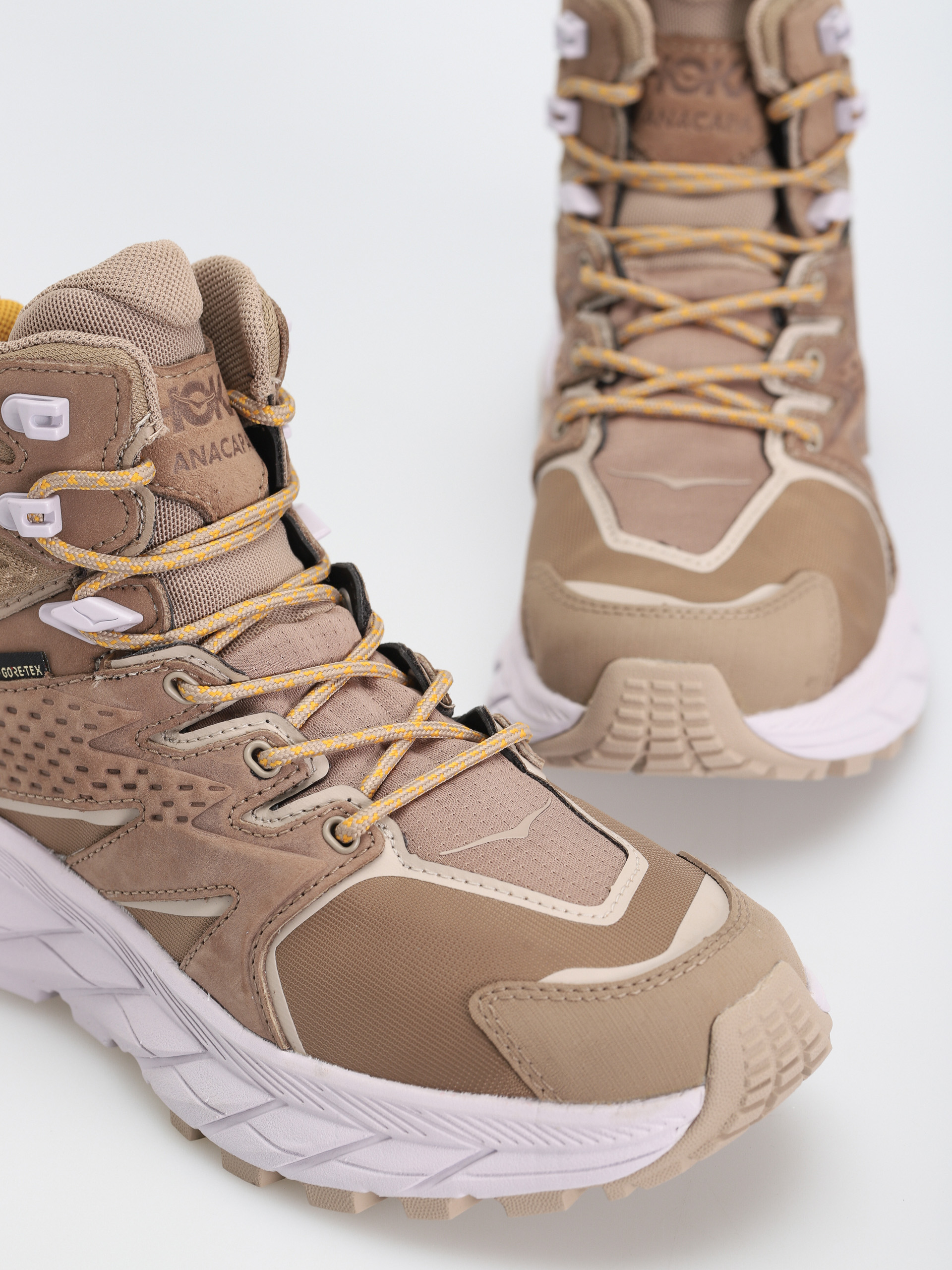 Hoka One One Anacapa Mid GTX Cipők Wmn (dune/lilac marble)