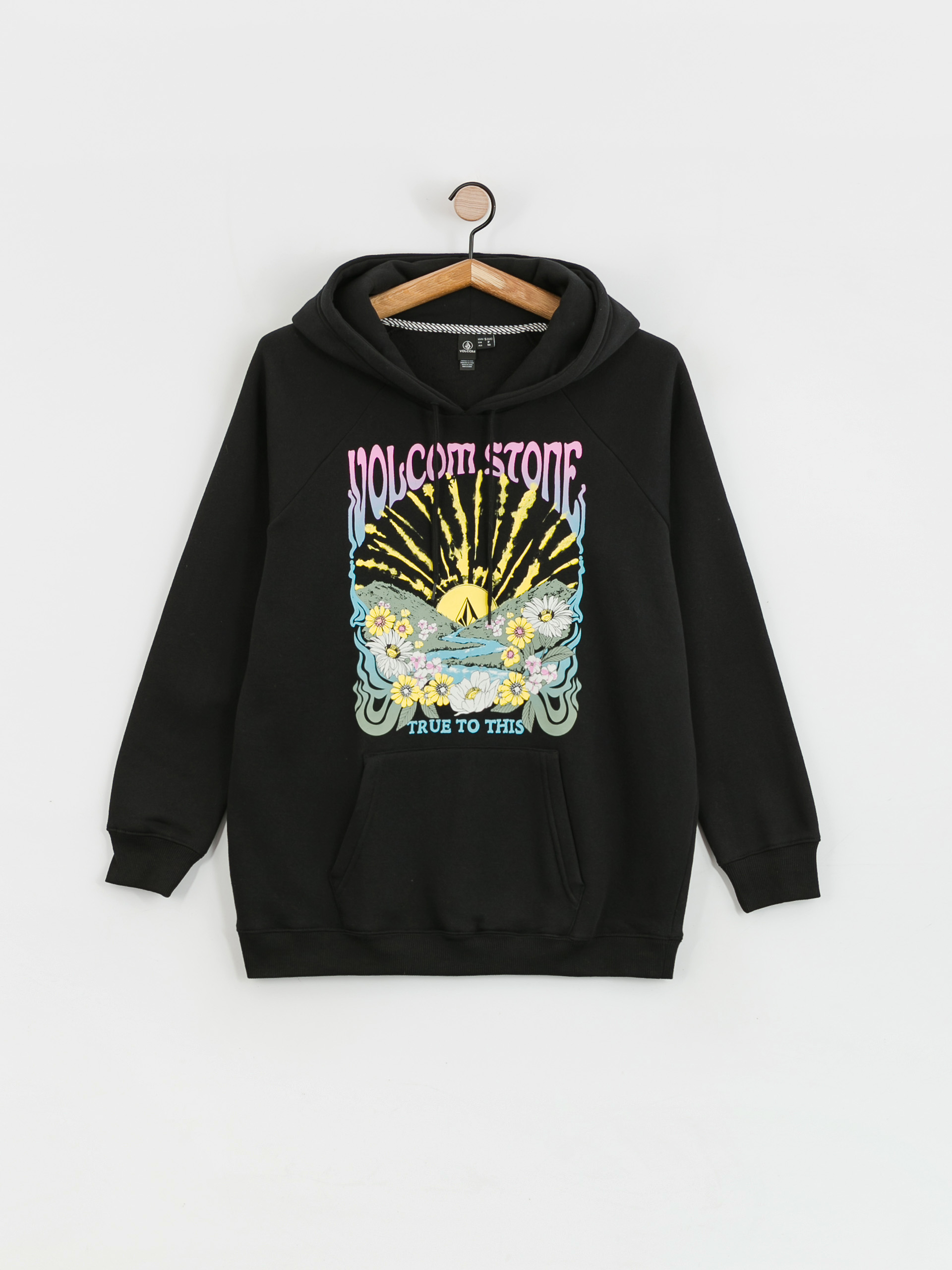 Volcom Truly Stoked Bf HD Kapucnis pulóver Wmn (black)