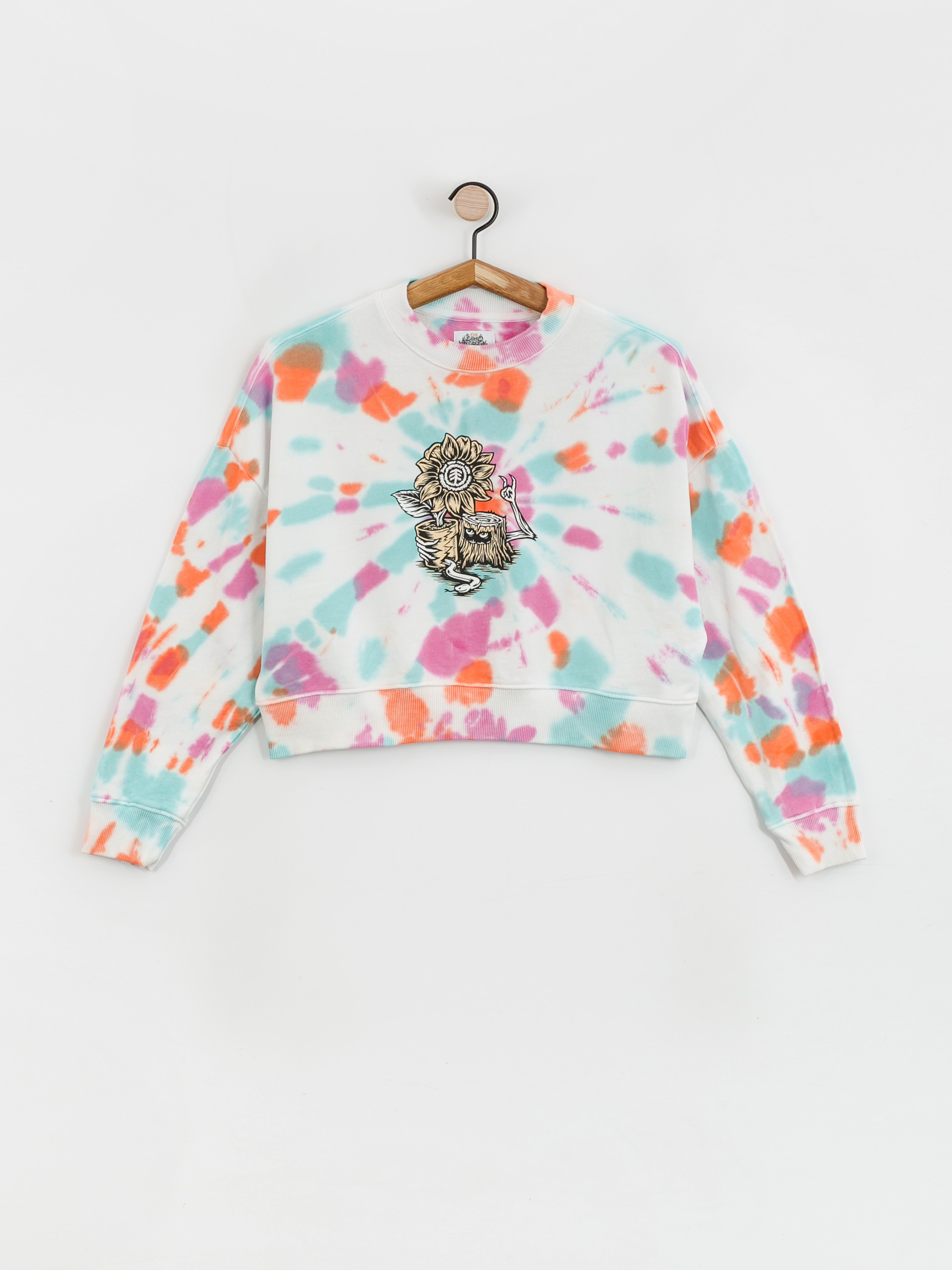 Element Hail Crew Pulóver Wmn (festivalfuchsia)
