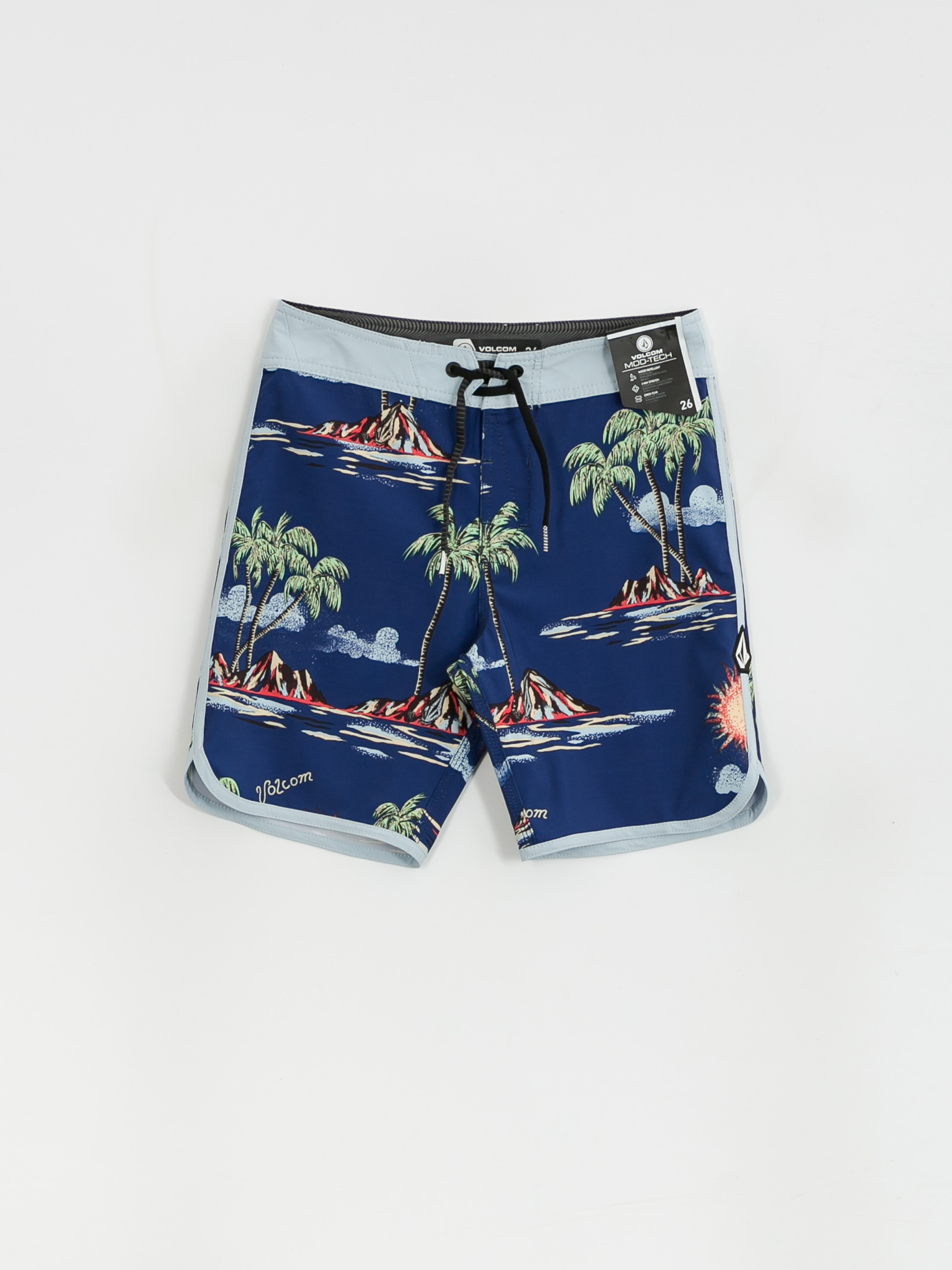 Volcom Isle Hoppa Scallop JR Boardshort (niagara)