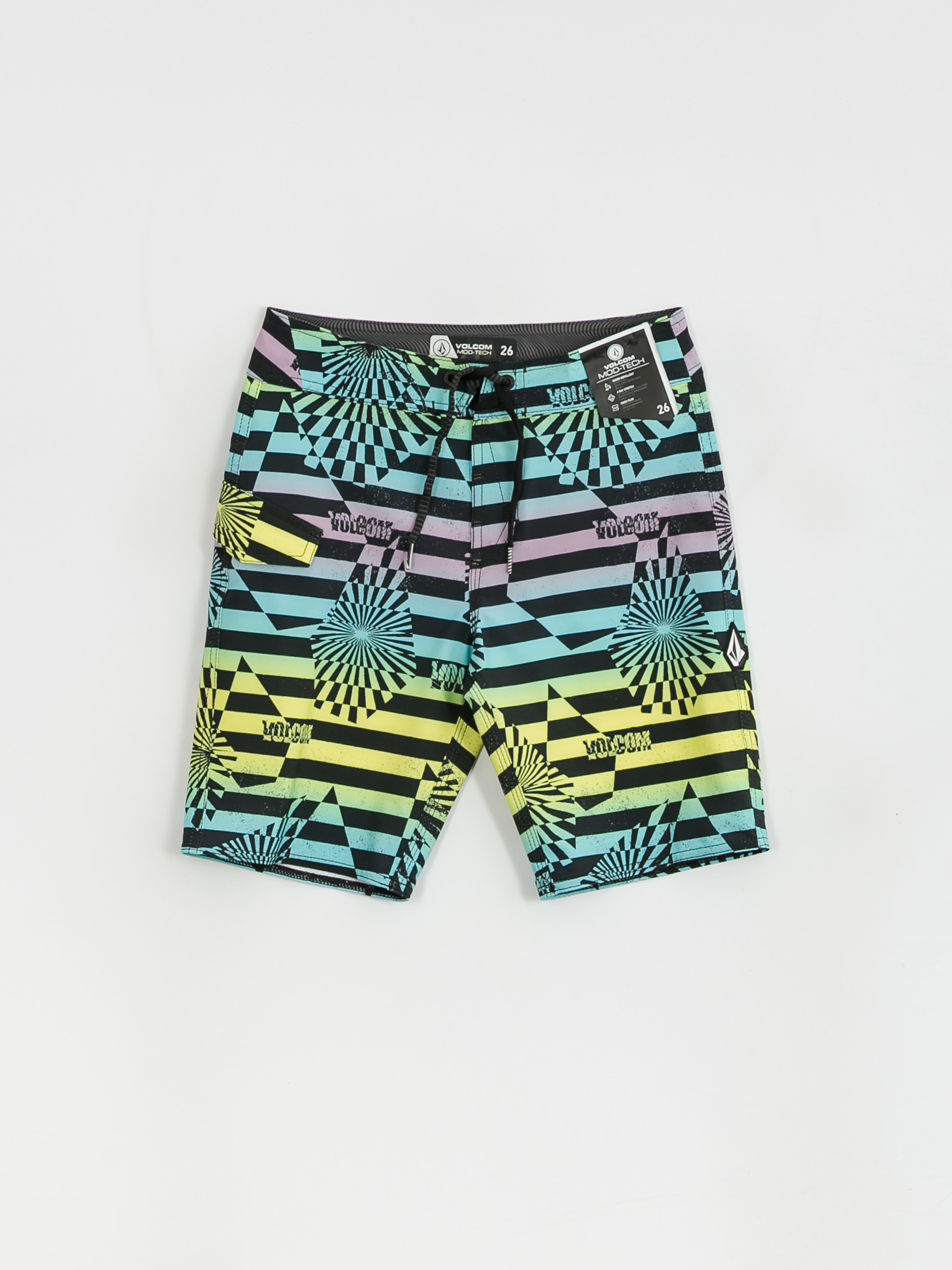 Volcom Mod Stone Stripe JR Boardshort (antigua sand)
