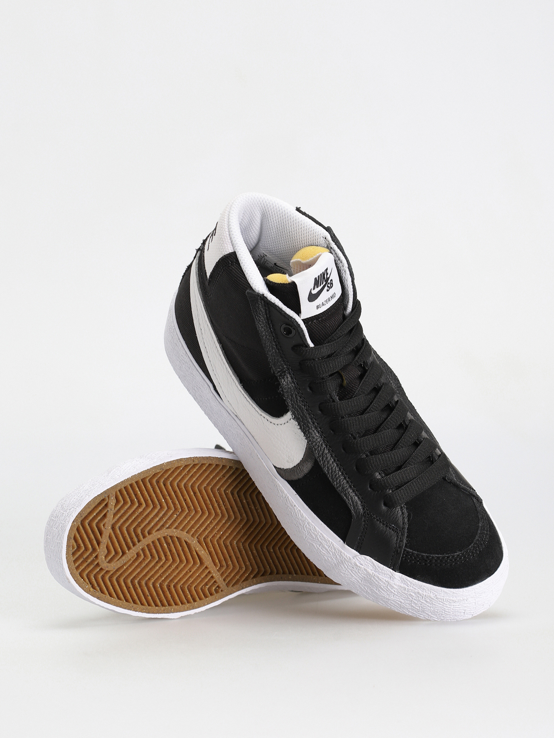 Nike SB Zoom Blazer Mid Prm Plus Cipők (black/white)