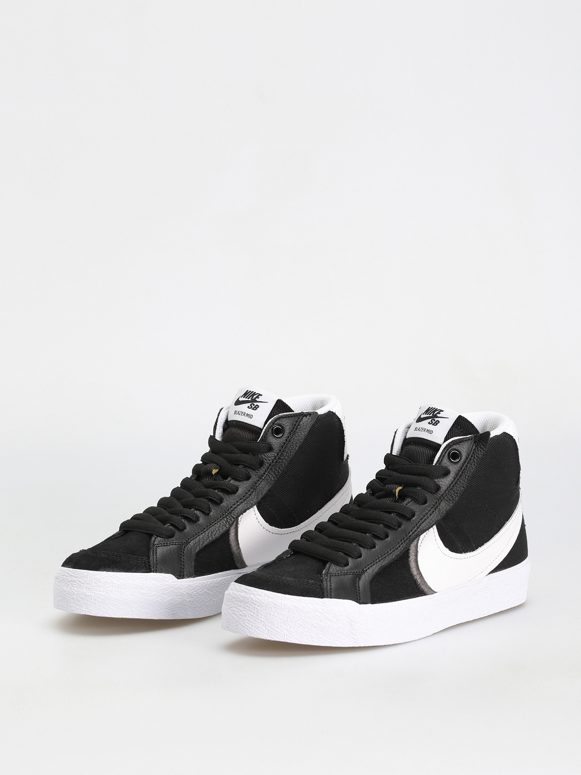 Nike SB Zoom Blazer Mid Prm Plus Cipők (black/white)