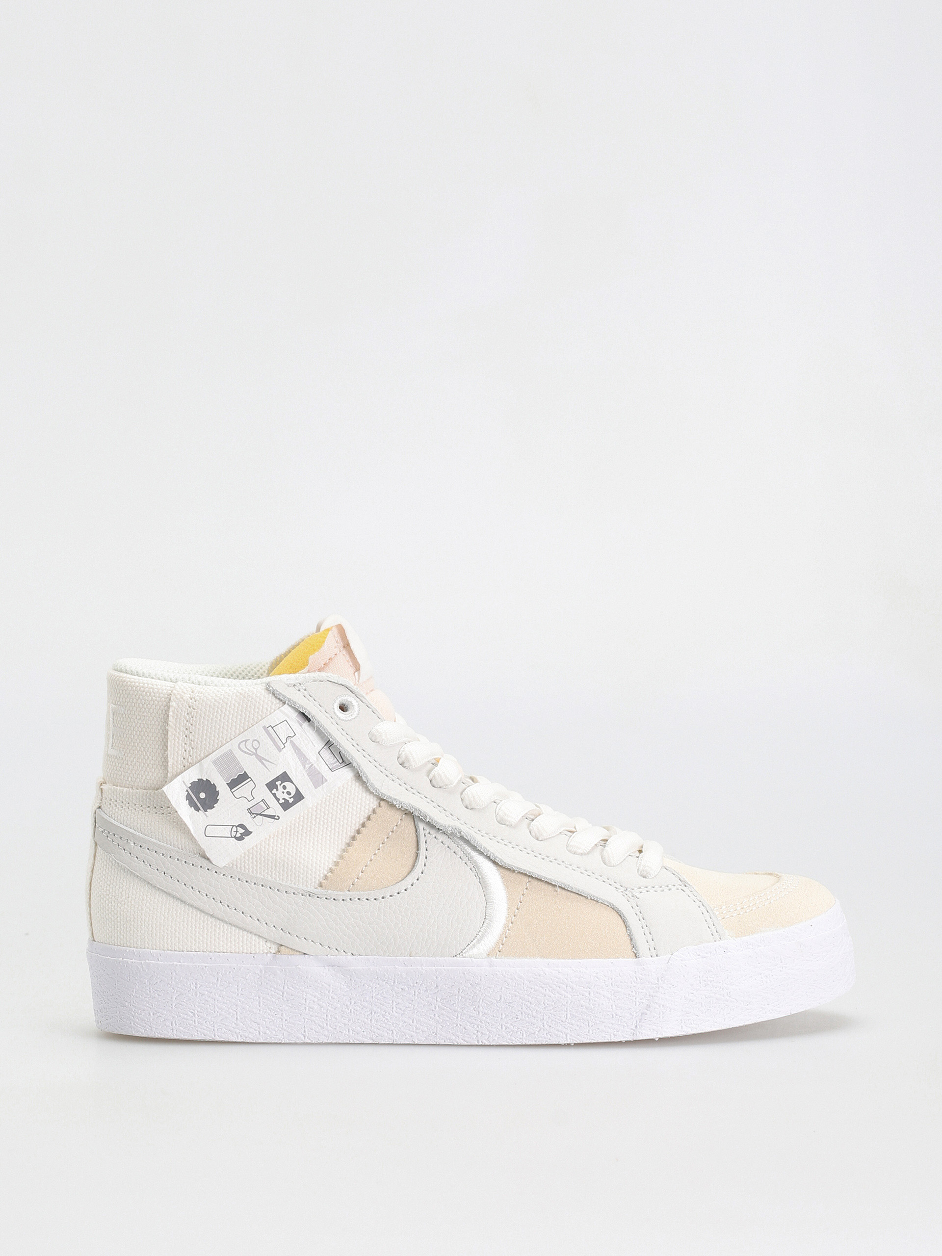 Nike SB Zoom Blazer Mid Prm Cipők (summit white/summit white)