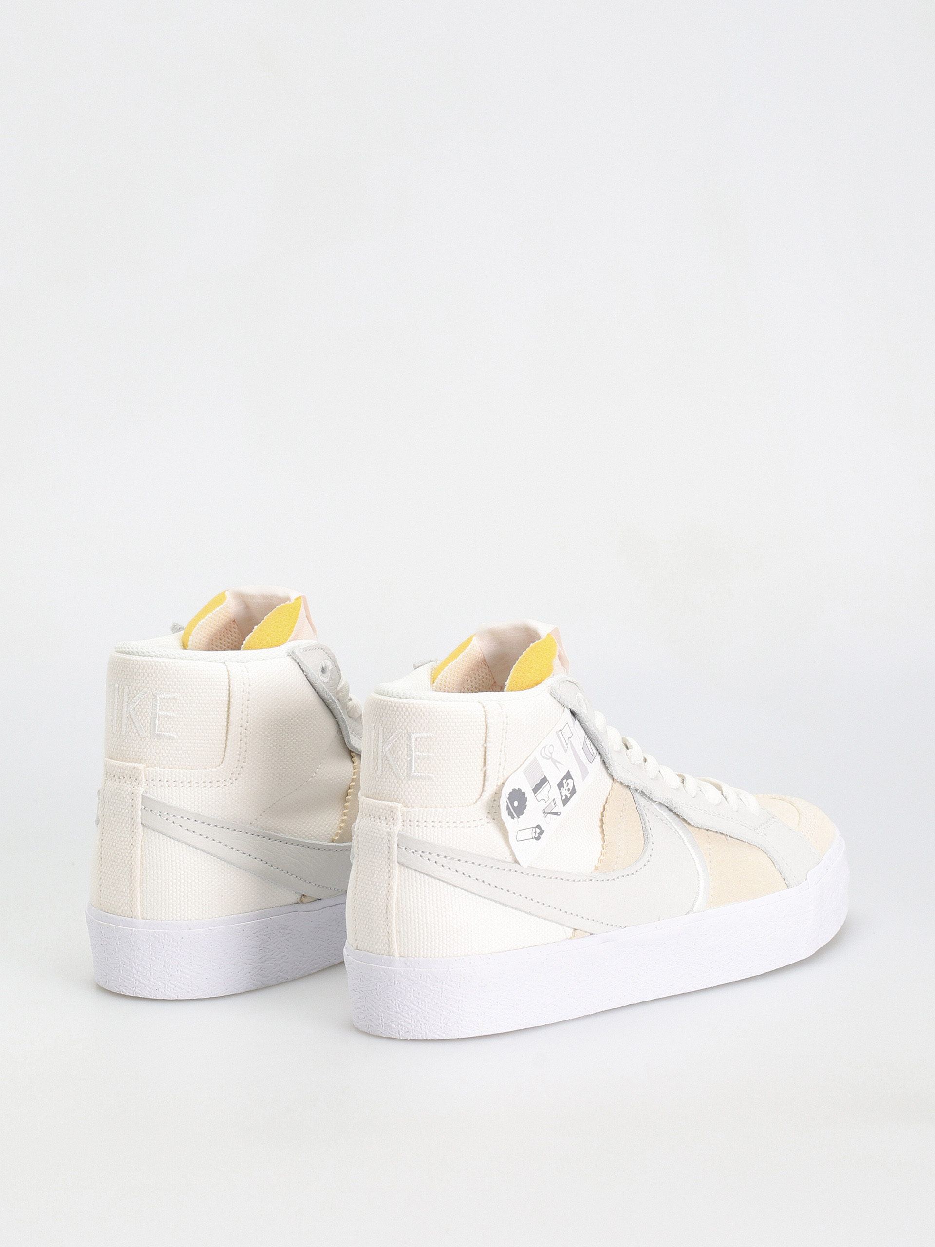 Nike SB Zoom Blazer Mid Prm Cipők (summit white/summit white)