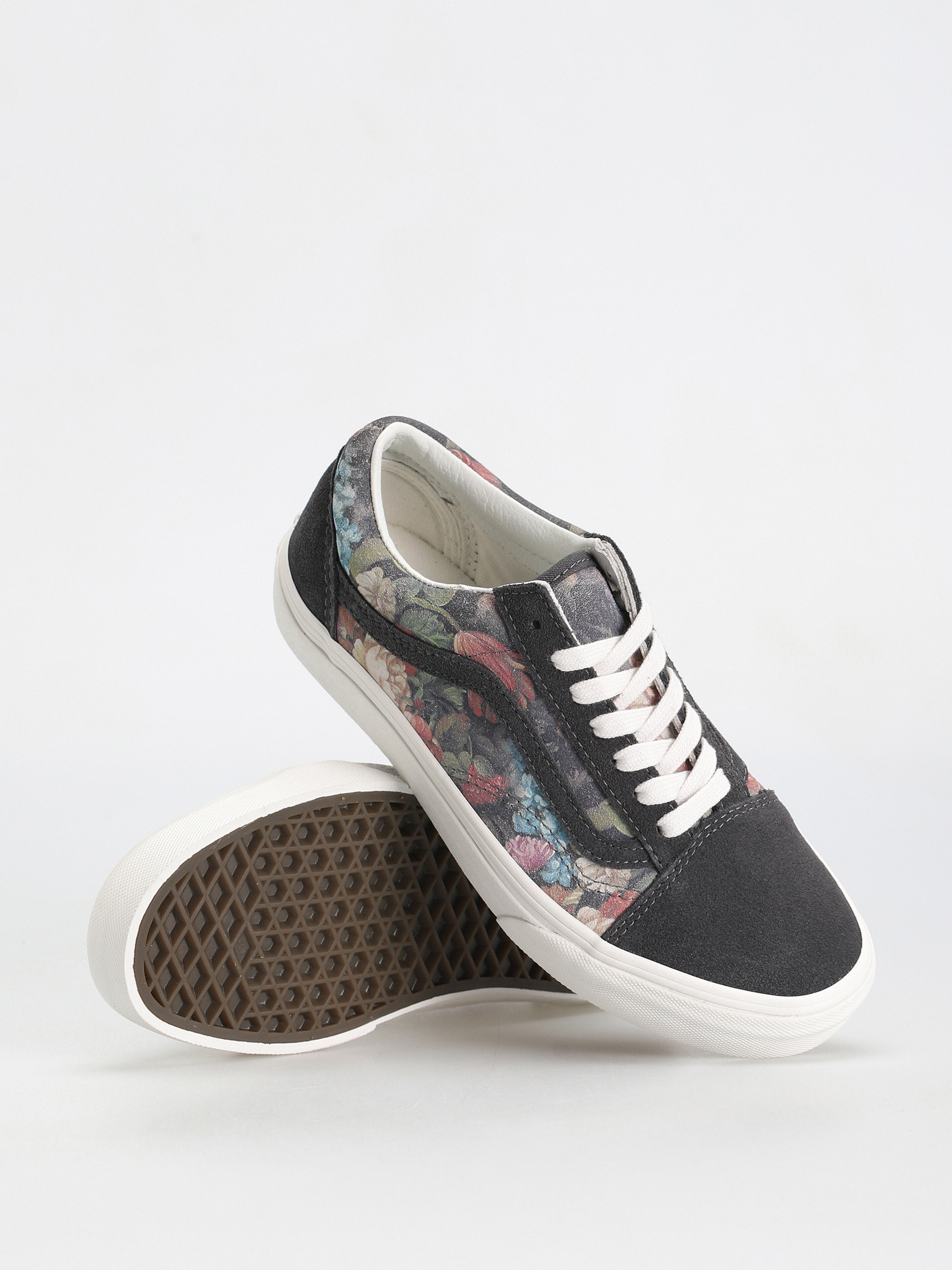 Vans Old Skool Cipők (moody floral grey/white)