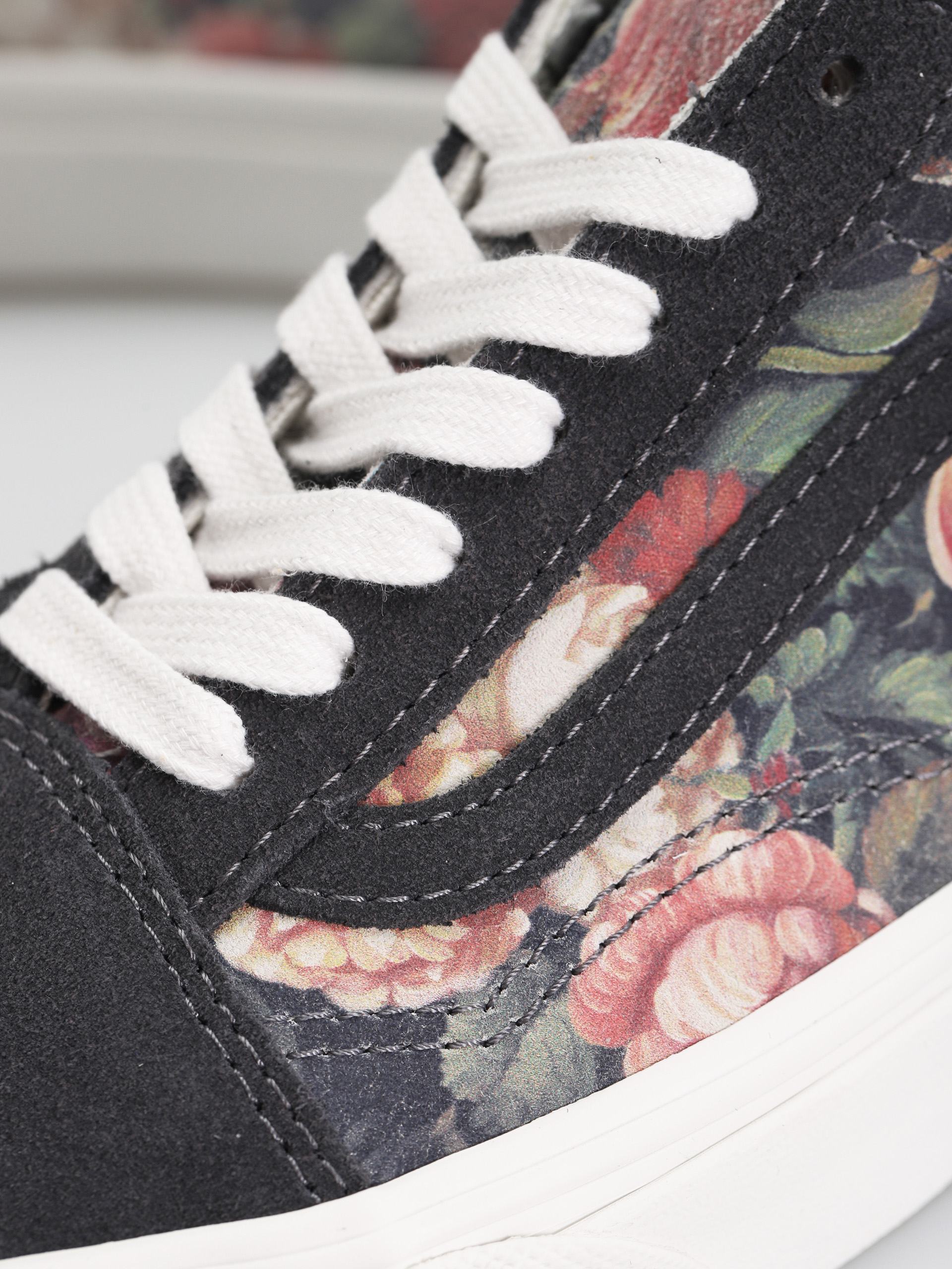 Vans Old Skool Cipők (moody floral grey/white)