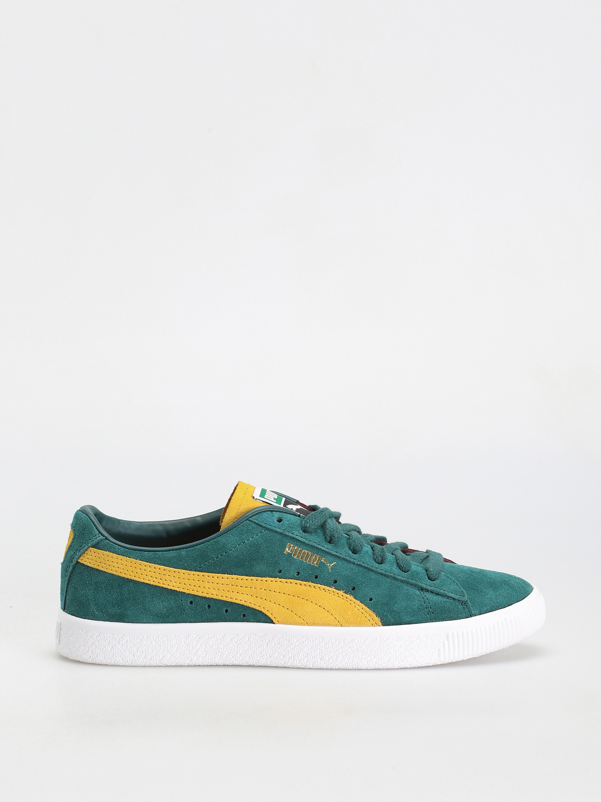 Puma Suede Vtg Teams Cipők (varsity green/mustard seed/aubergine)