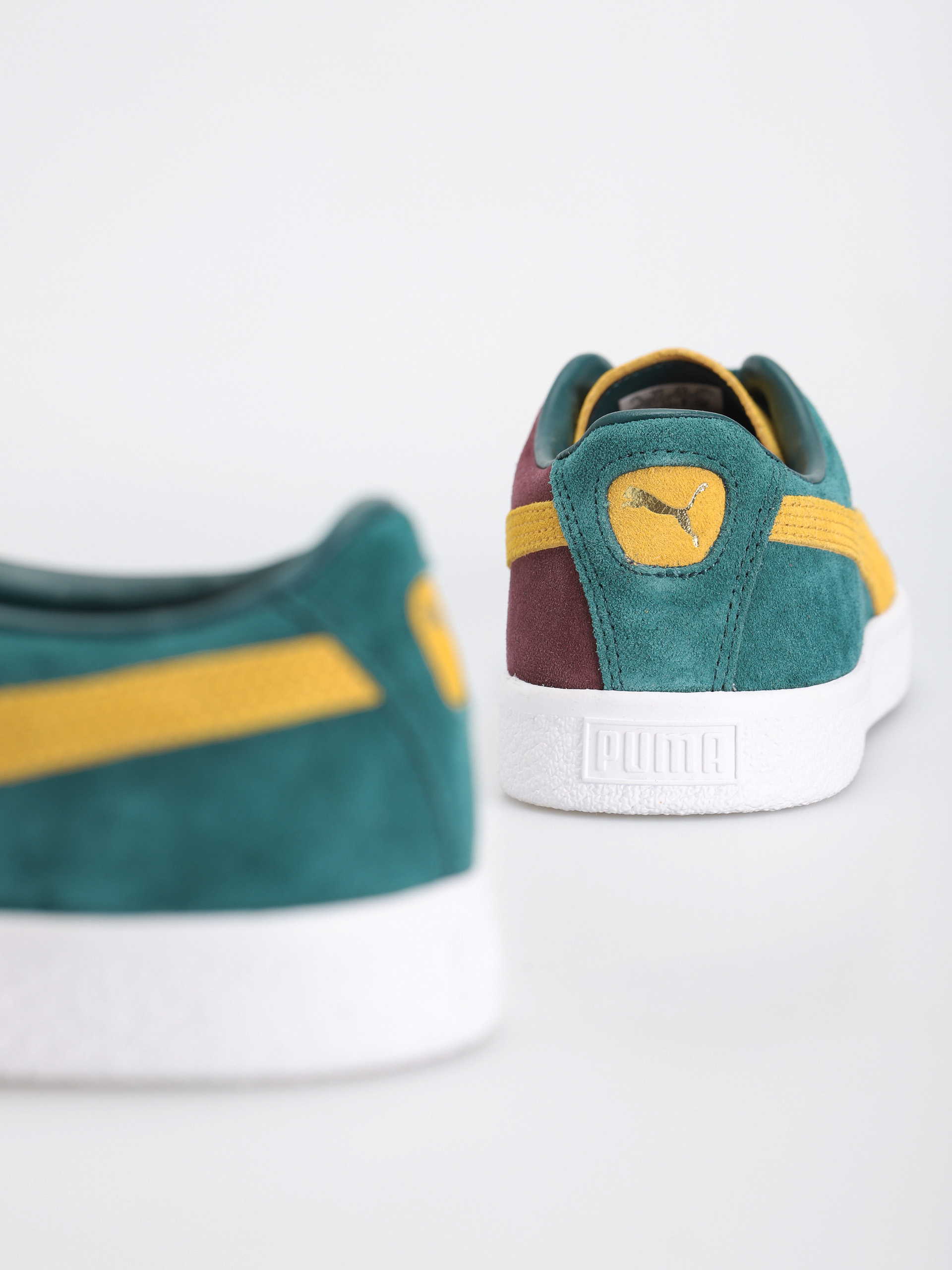 Puma Suede Vtg Teams Cipők (varsity green/mustard seed/aubergine)