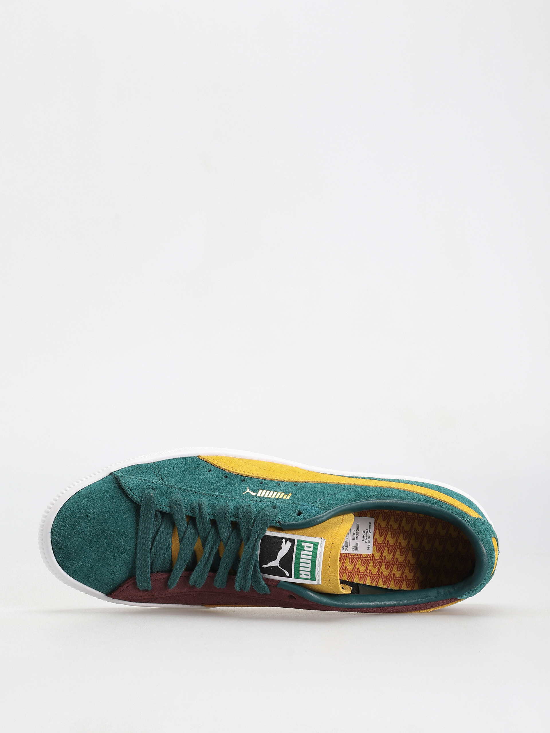 Puma Suede Vtg Teams Cipők (varsity green/mustard seed/aubergine)