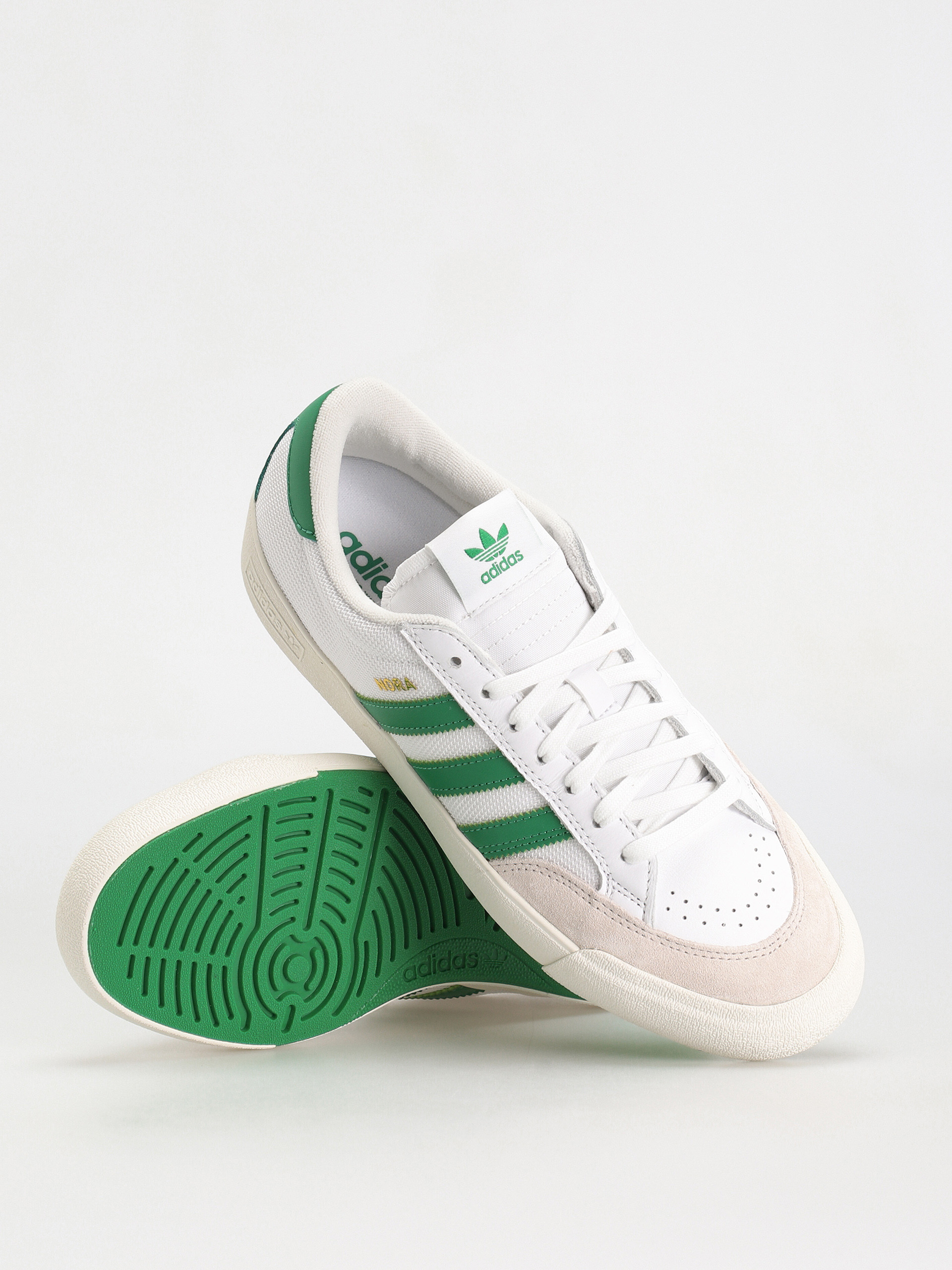 adidas Nora Cipők (ftwwht/green/ftwwht)