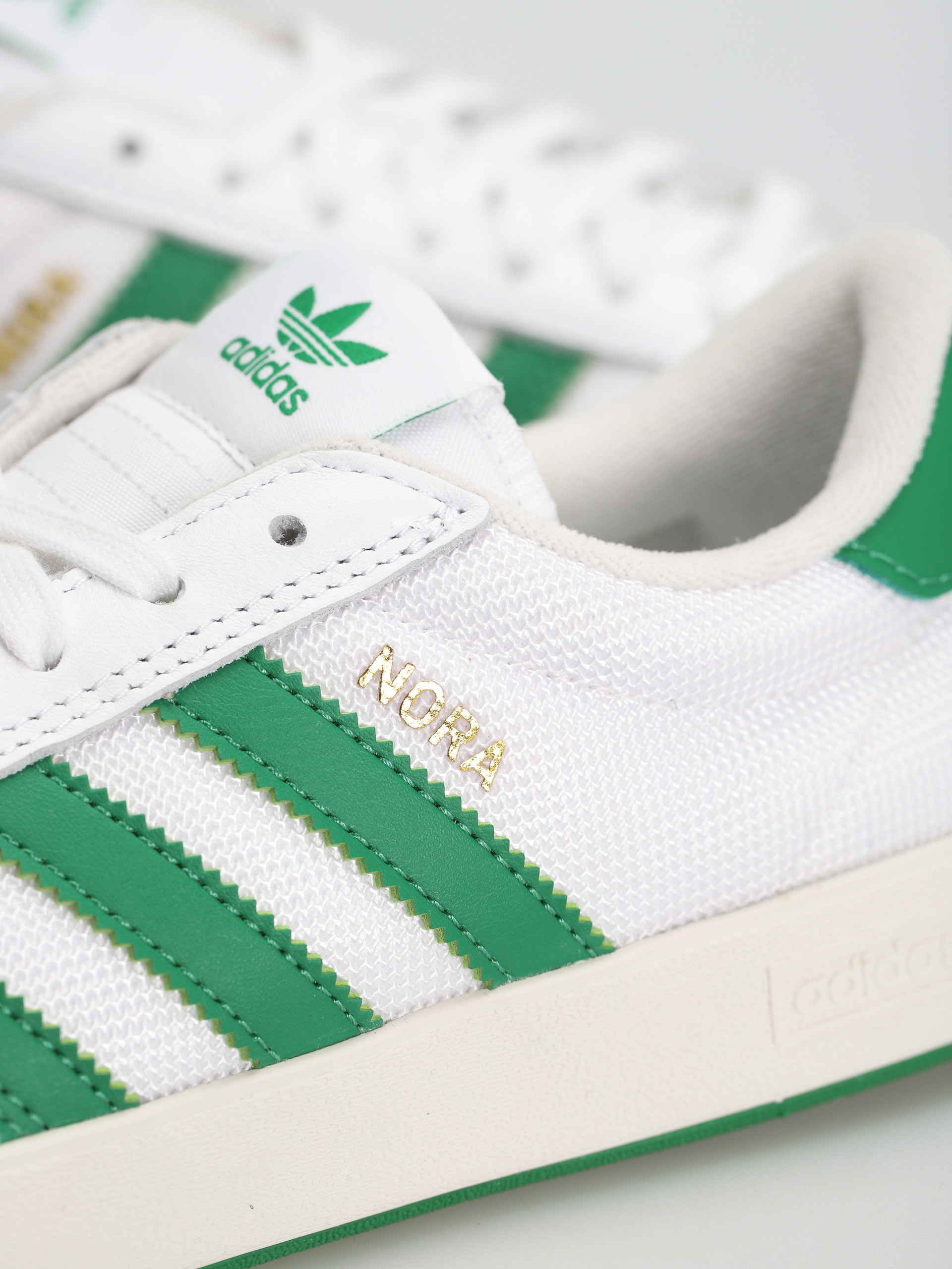 adidas Nora Cipők (ftwwht/green/ftwwht)
