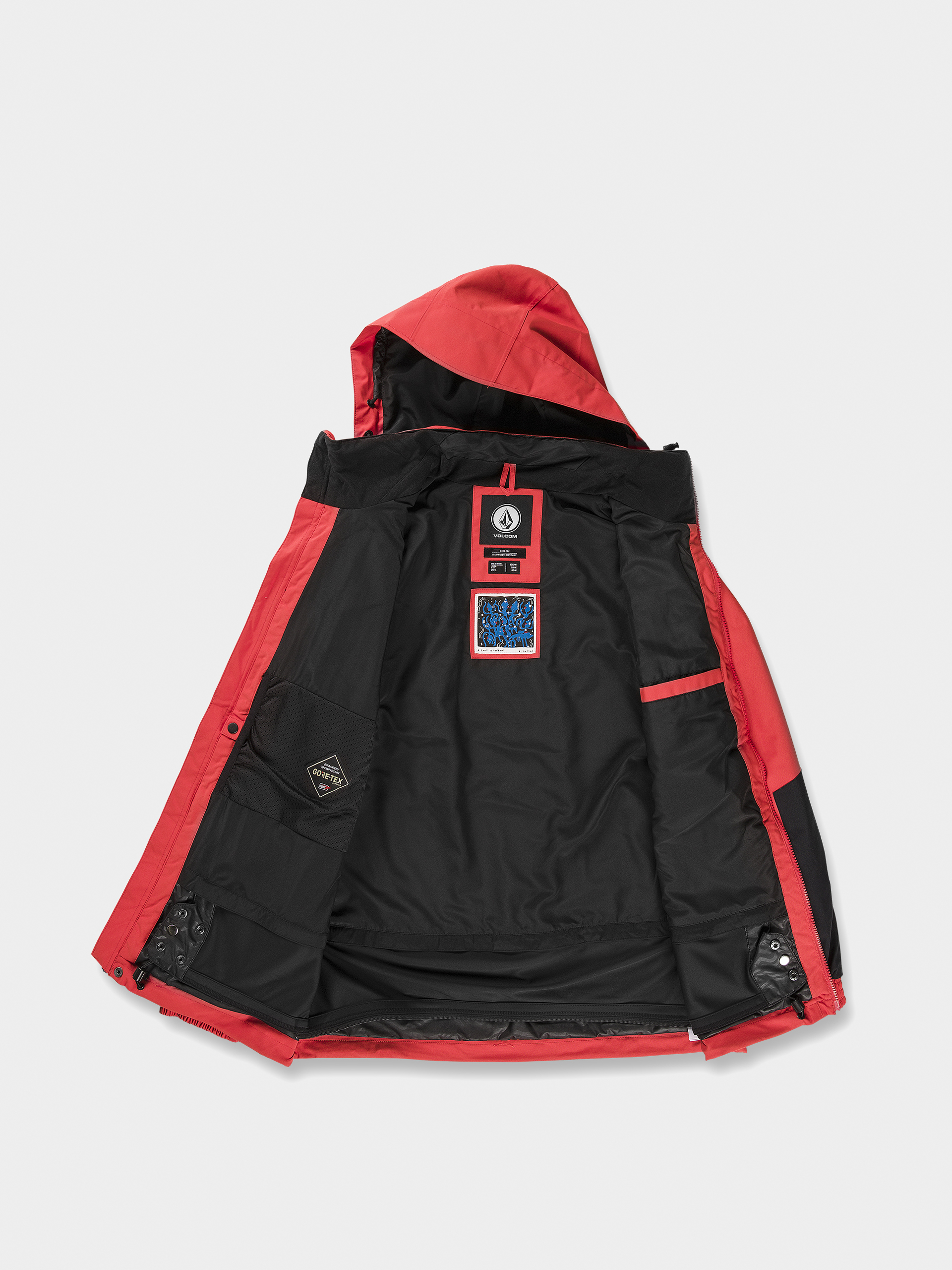 Férfi Volcom Longo Gore Tex Snowboard dzseki (orange shock)