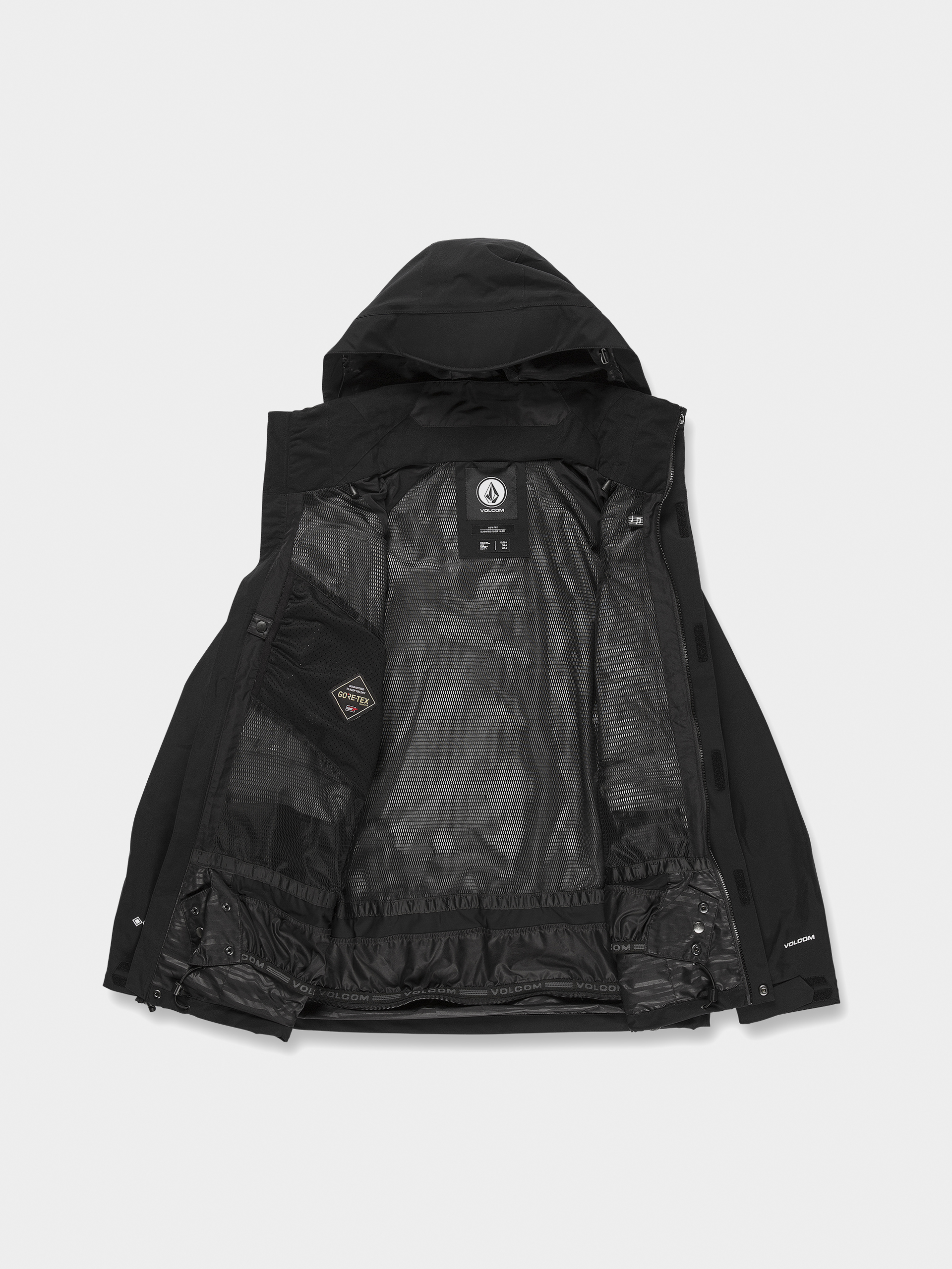 Férfi Volcom Stone Stretch Gore Tex Snowboard dzseki (black)