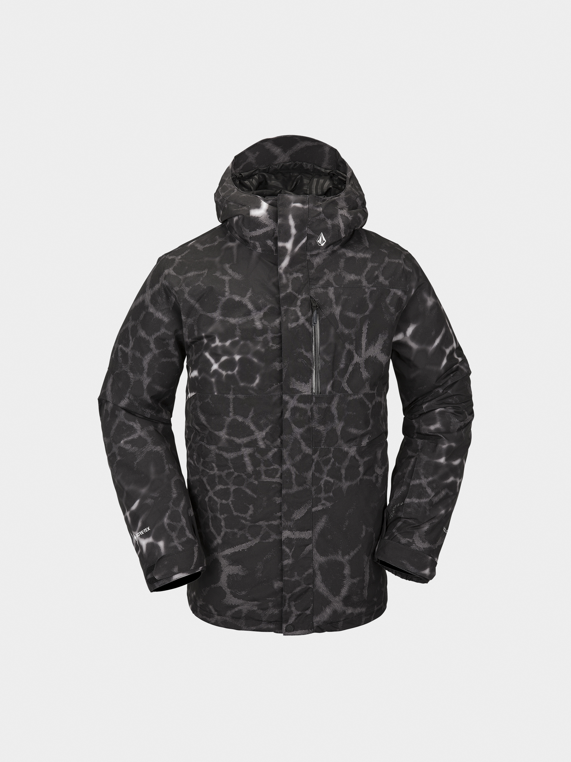 Férfi Volcom L Gore Tex Snowboard dzseki (black giraffe)
