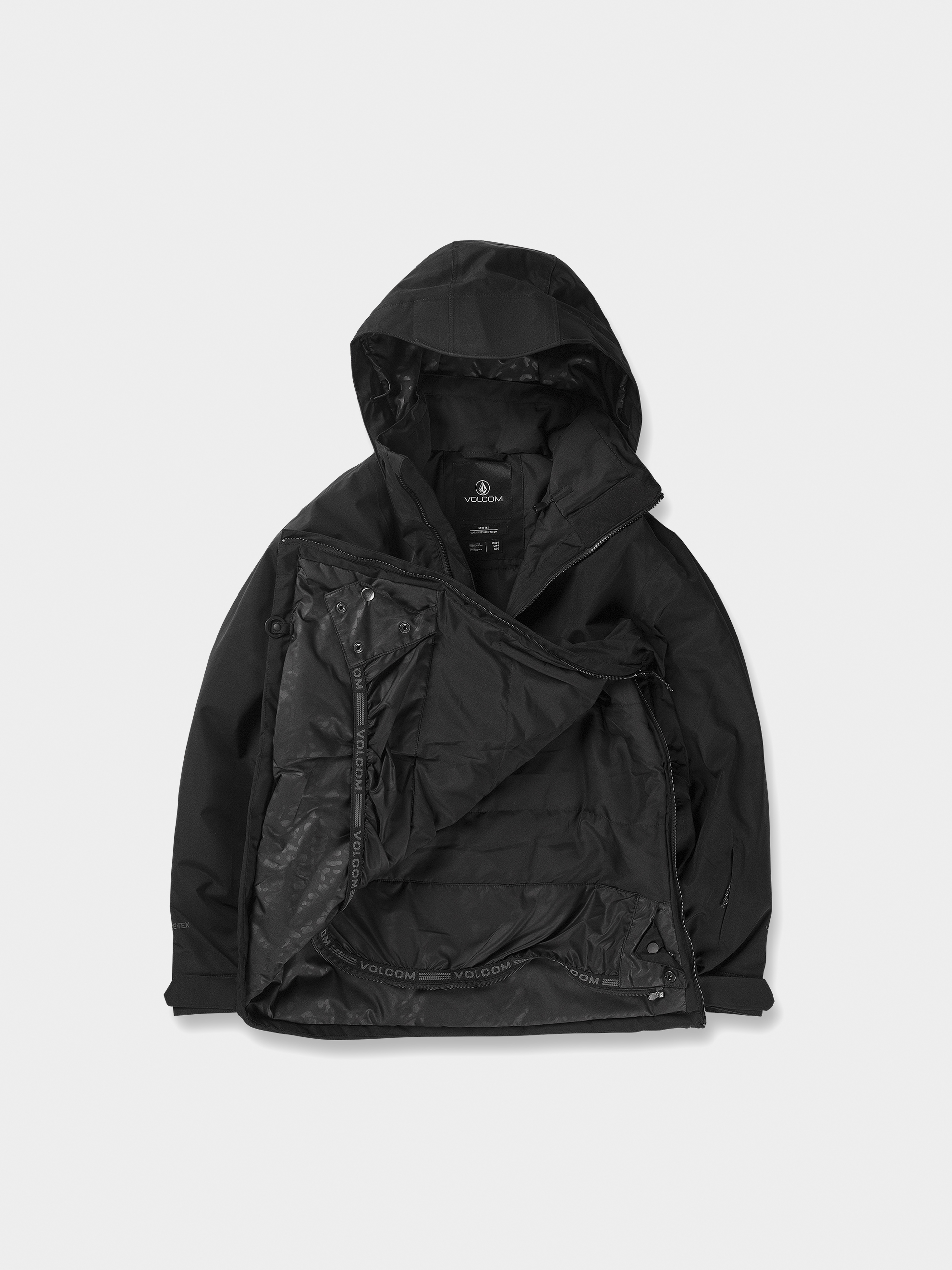 Női Volcom Fern Ins Gore Pullover Snowboard dzseki (black)