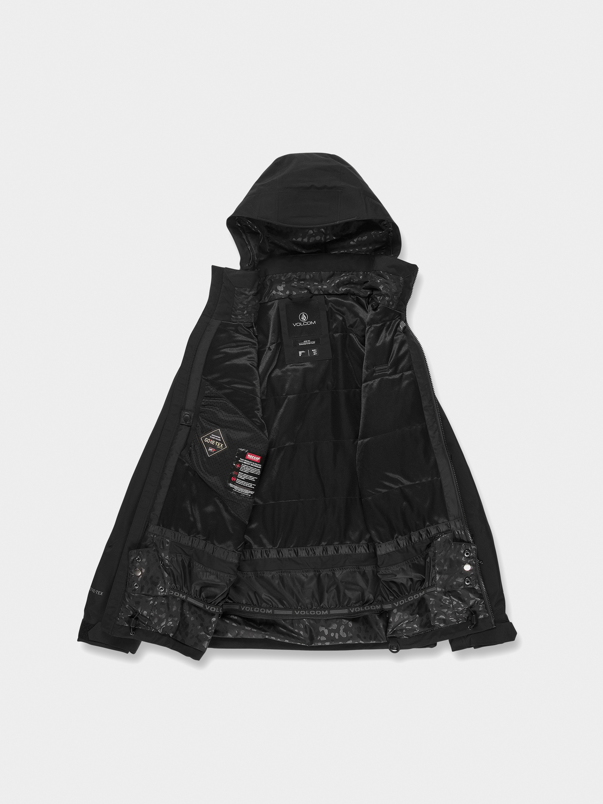 Női Volcom Fern Ins Gore Pullover Snowboard dzseki (black)