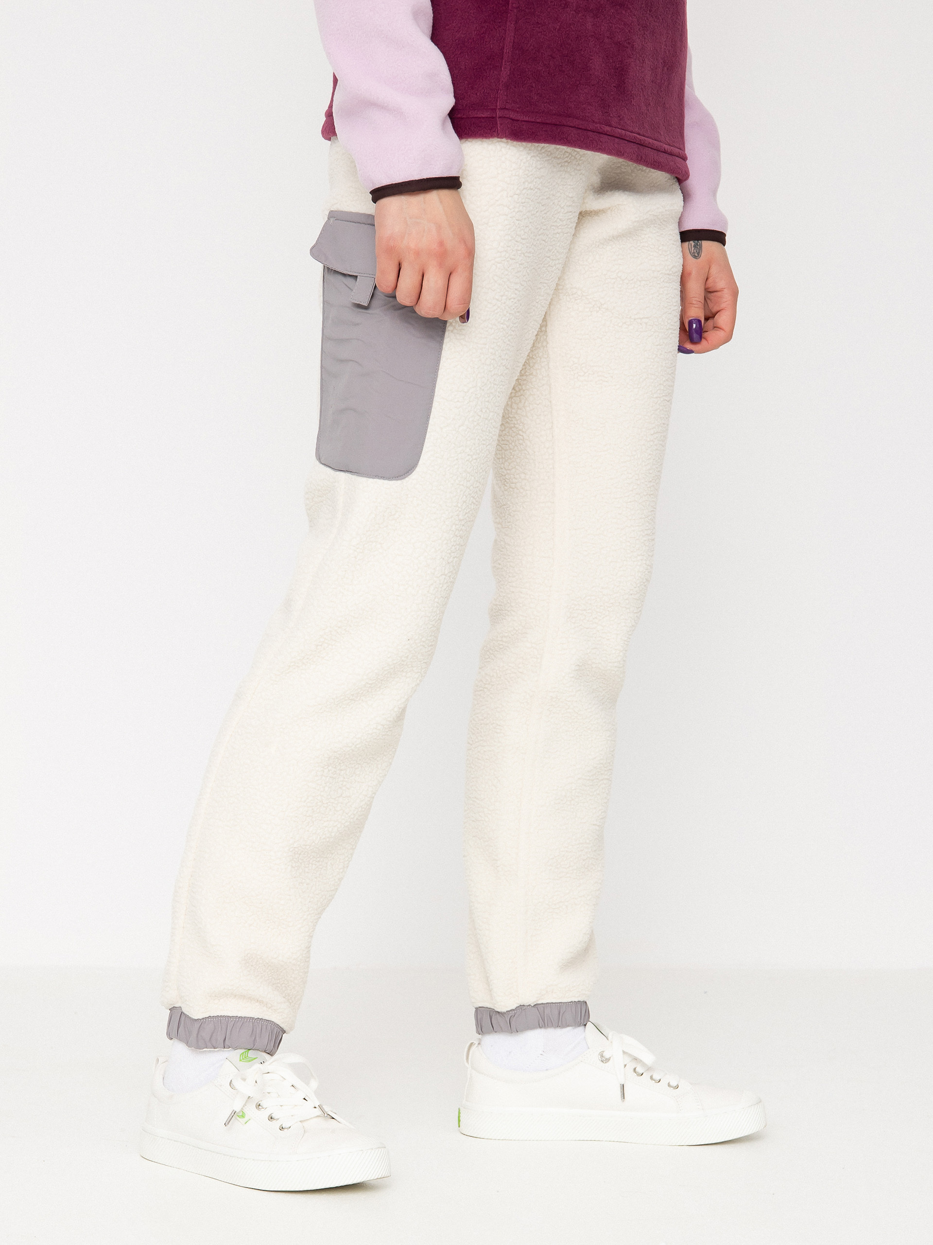 Columbia Echo Hills Sherpa Jogger Kisnadrág Wmn (chalk light gr)