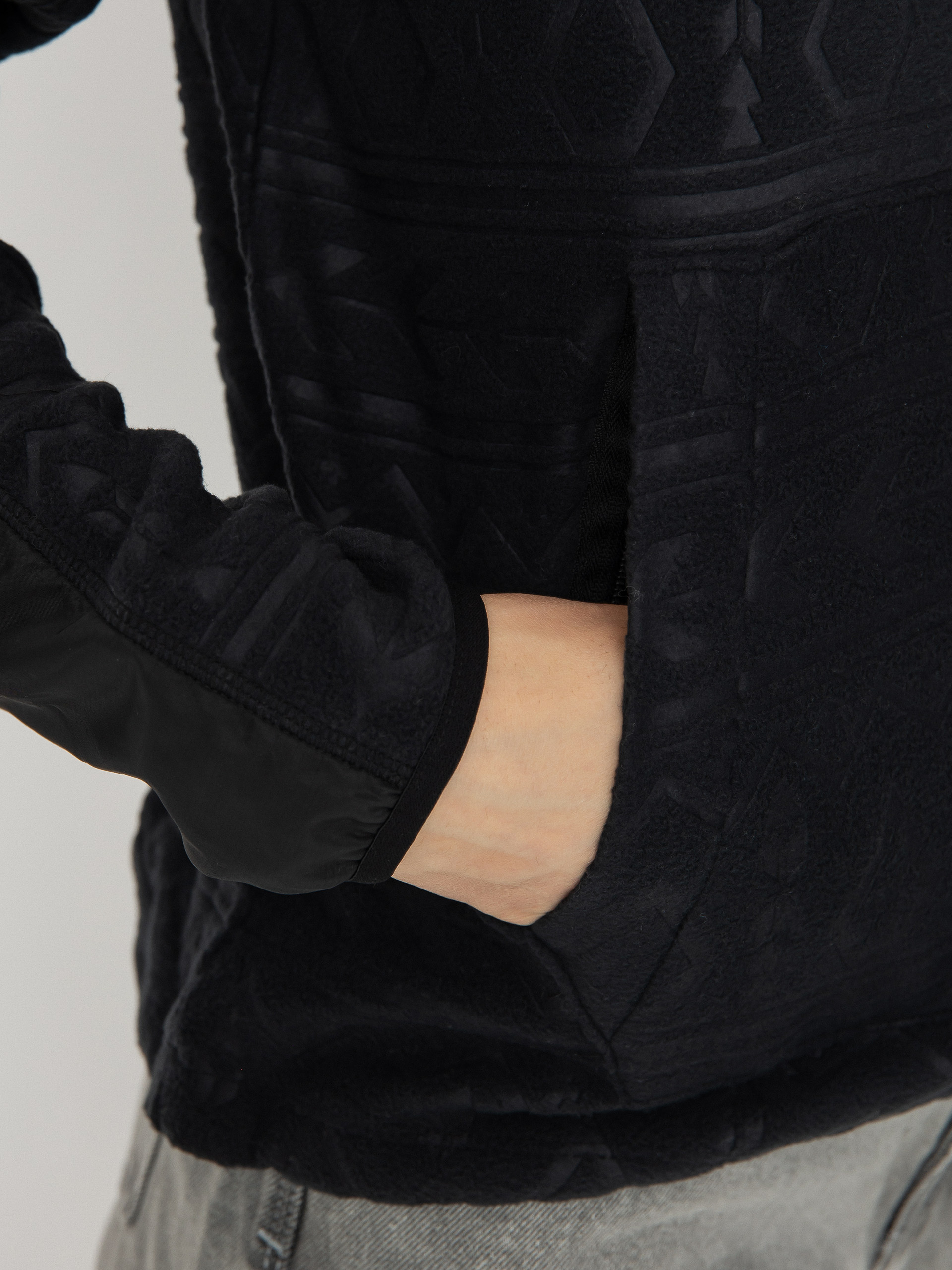 Női Volcom Polar HD Kapucnis pulóver (black)