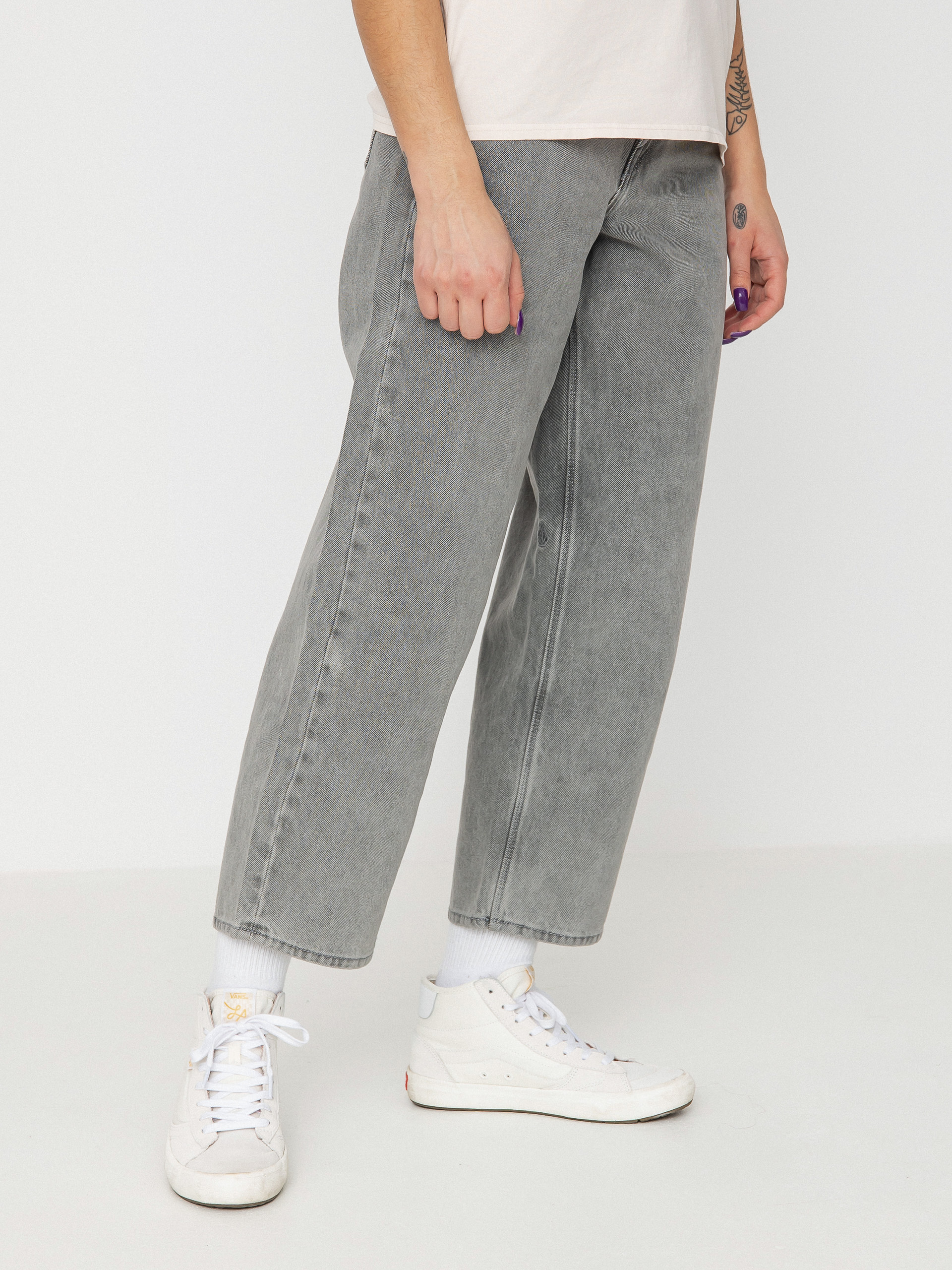 Volcom Weellow Denim Kisnadrág Wmn (light grey)