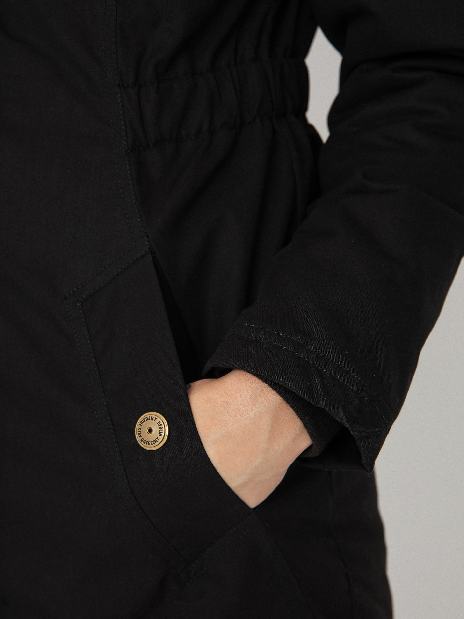 Iriedaily Holina Kabát Wmn (black)