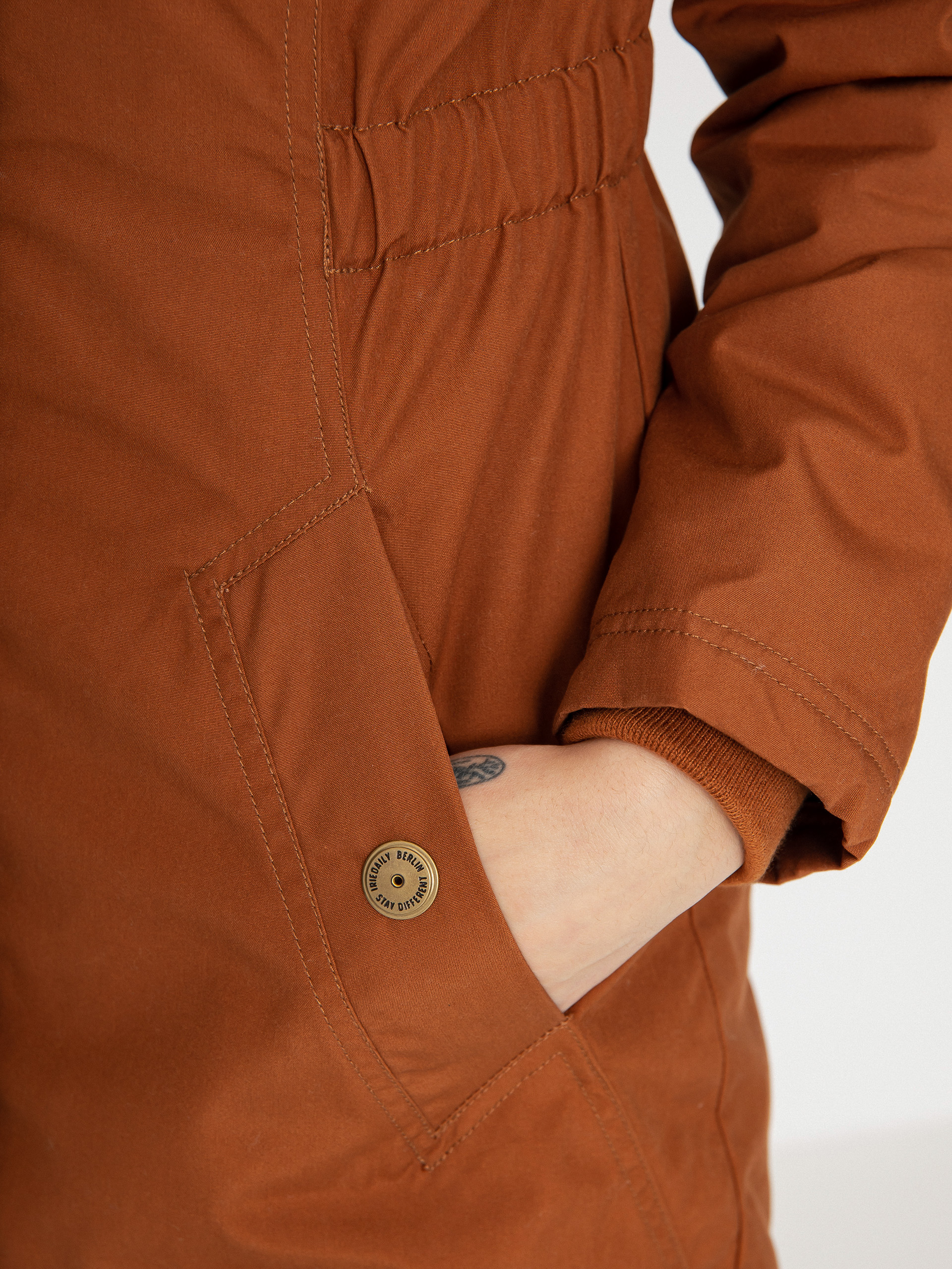 Iriedaily Holina Kabát Wmn (teak)